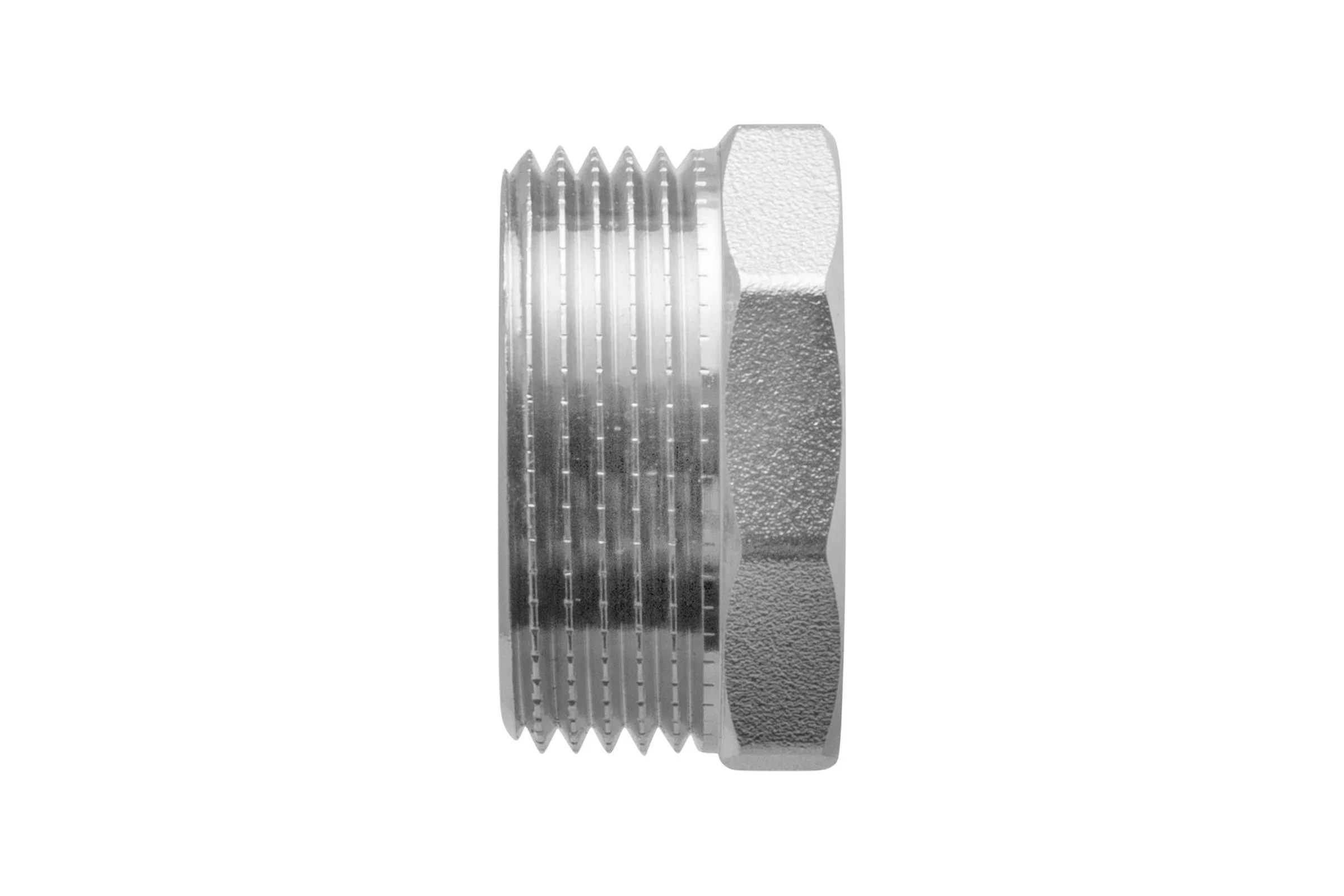 Футорка 1.1/4" х 3/4" сантехническая MPF переходник латунная никелированная наружная-внутренняя резьба ИС.072208