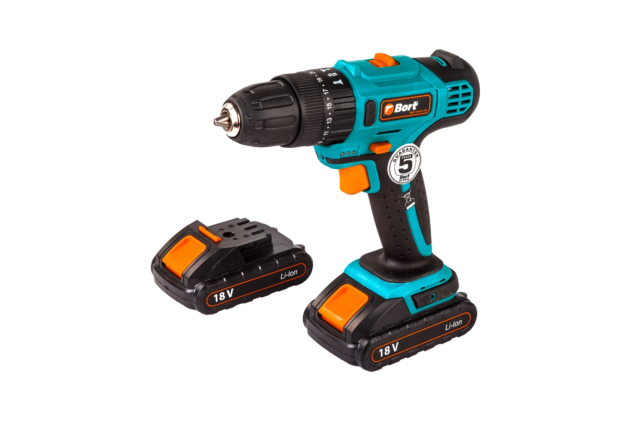 Аккумуляторная дрель-шуруповерт BAB-18Ix2Li-FD 91275998