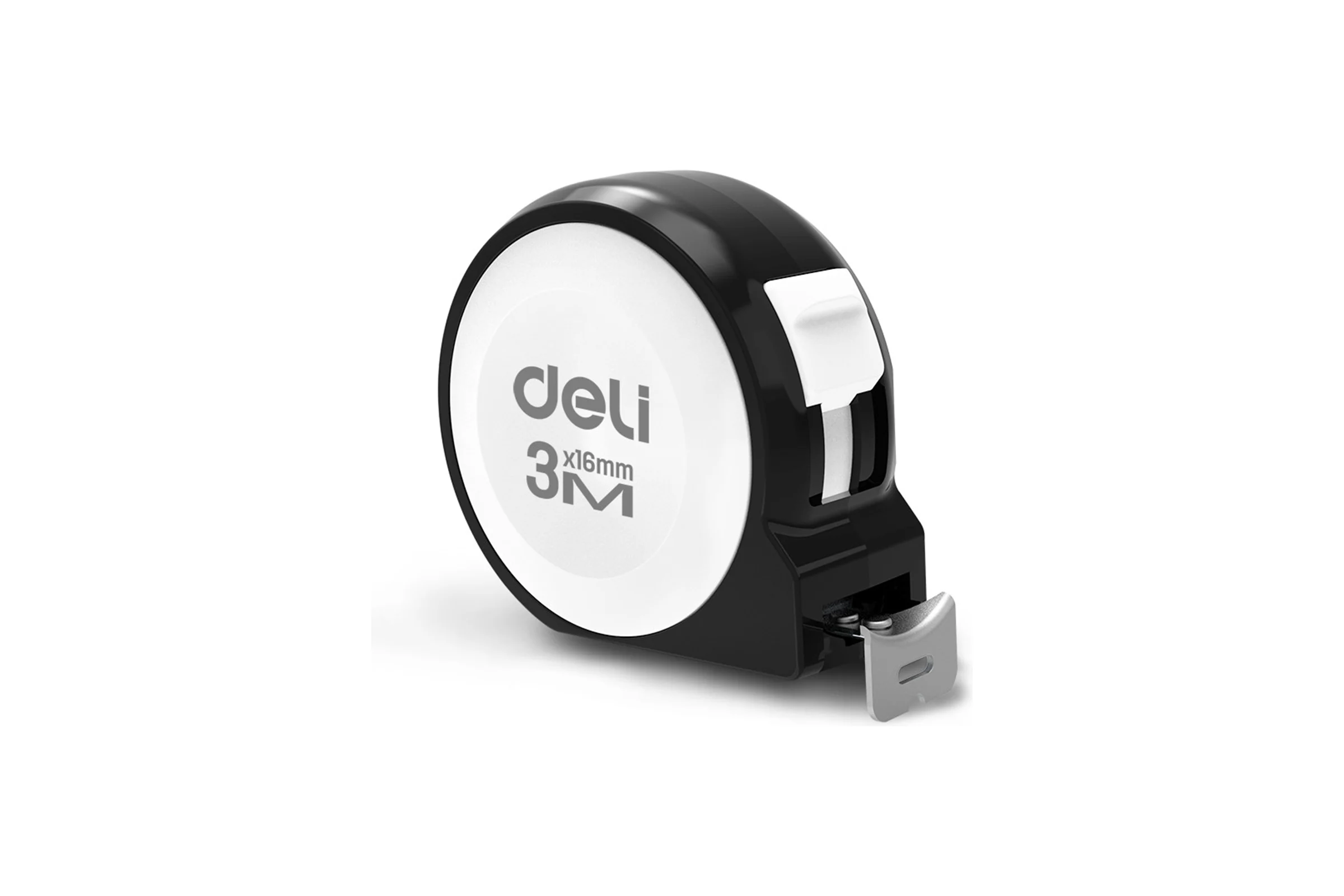 Рулетка DELI Home Series White H8003A 3м х 16мм (Эксклюзивный дизайн, софттач пластик, подарочная упаковка) 177186