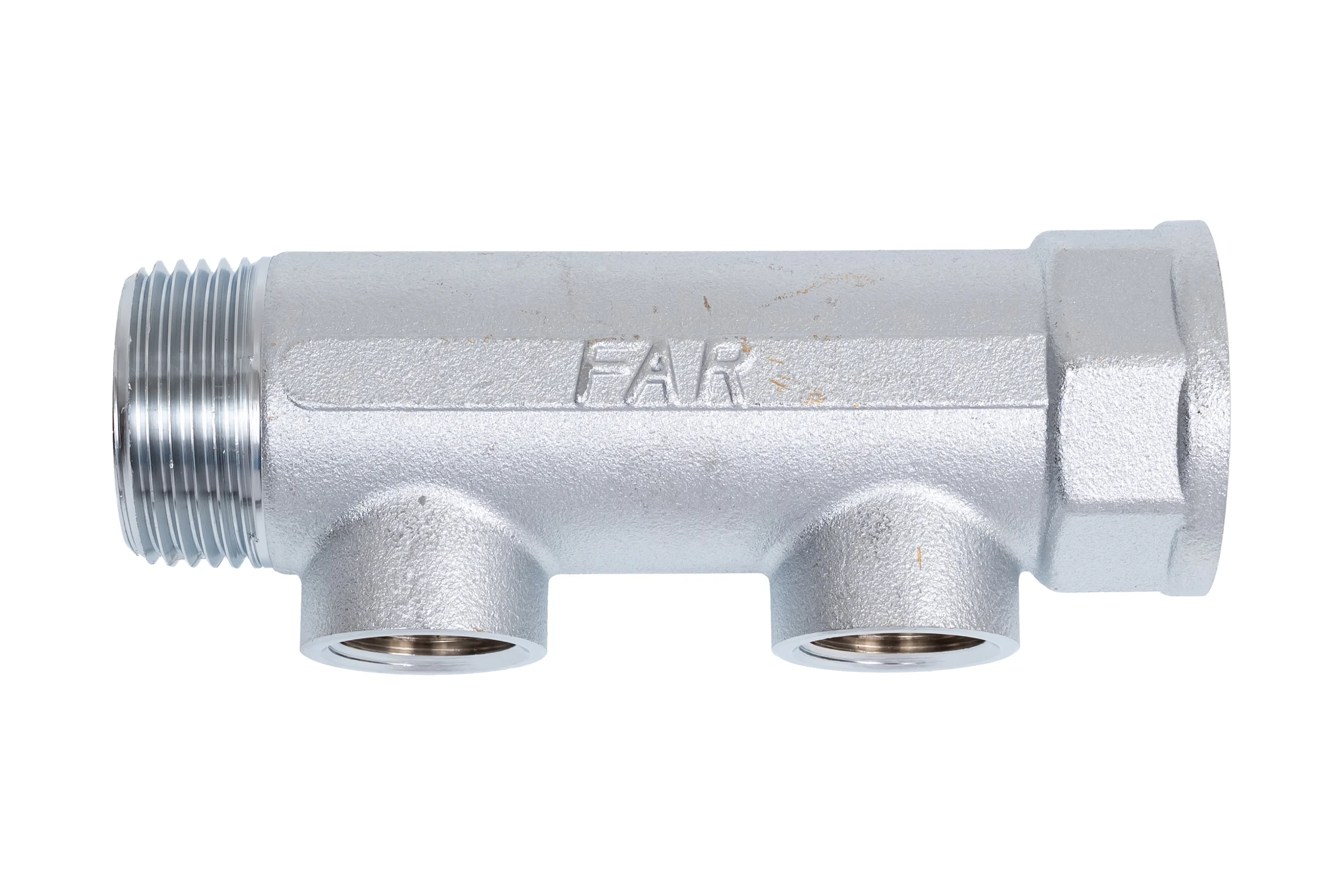 Коллектор FAR 1, ВР-НР, 2 отвода 1/2, ВР, межосевое 50 мм FK 3600 1