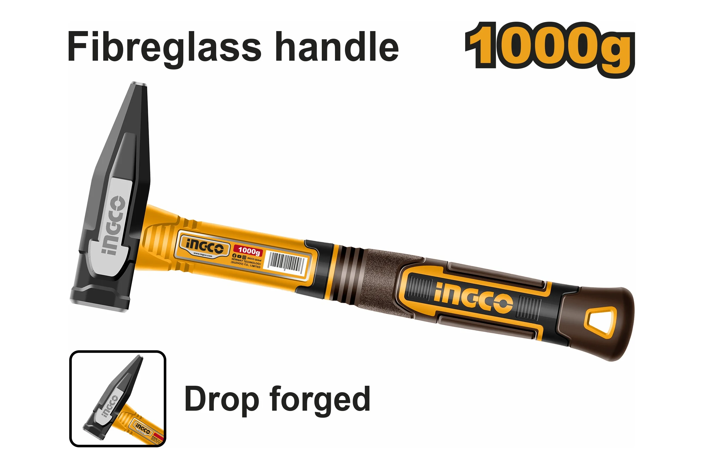 Молоток слесарный INGCO 1000 г HMH821000