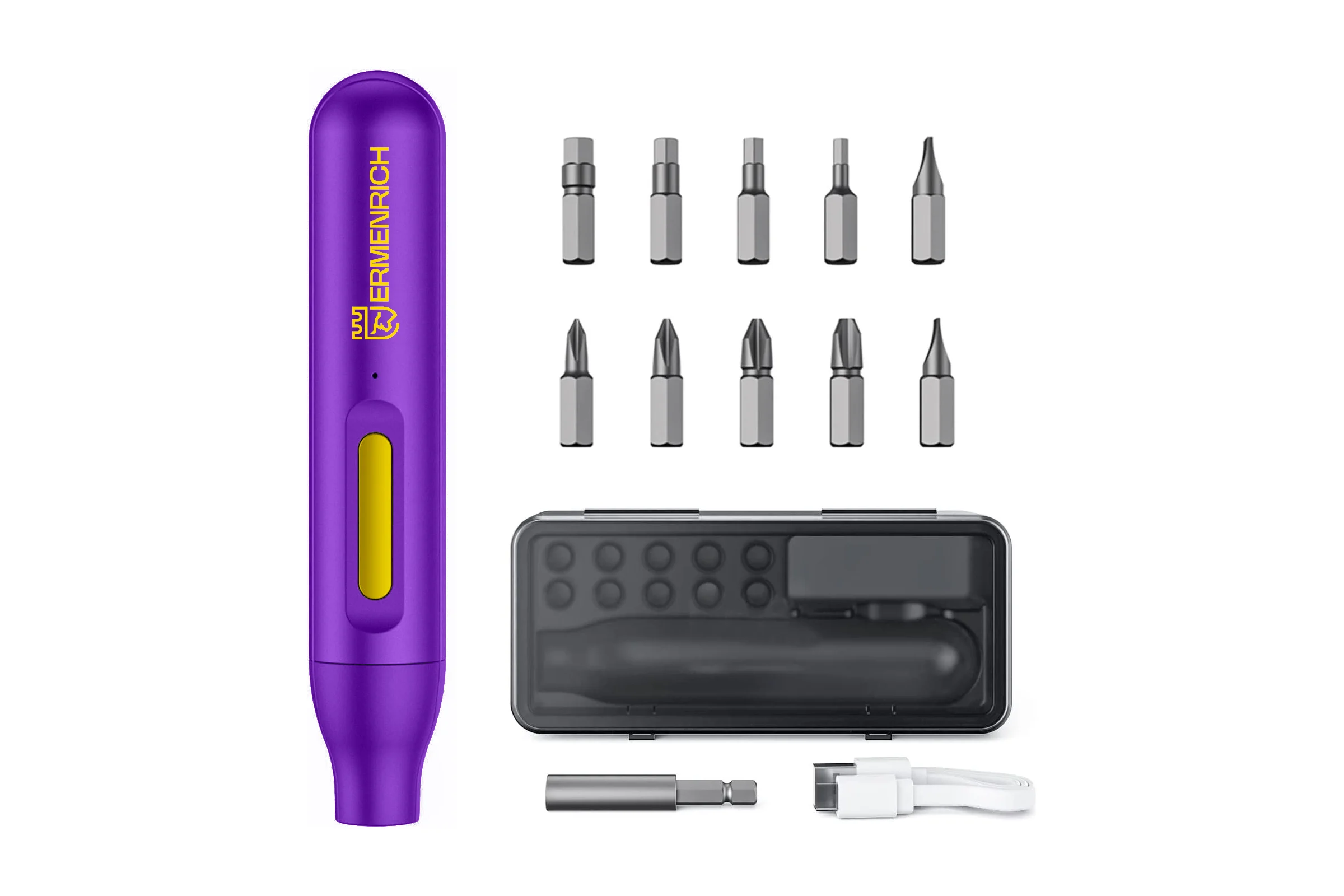 Отвертка для точных работ аккумуляторная Ermenrich (Эрменрих) Tunn PD15 84562