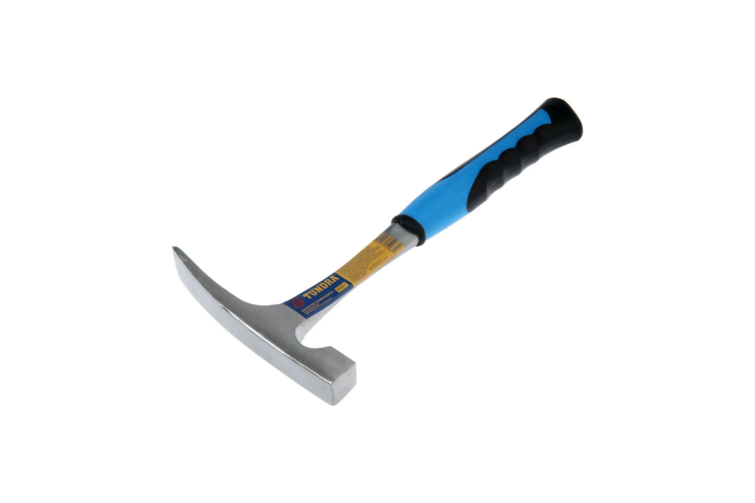 Молоток каменщика TUNDRA цельнокованый, 2К рукоятка, 600 г 1672068