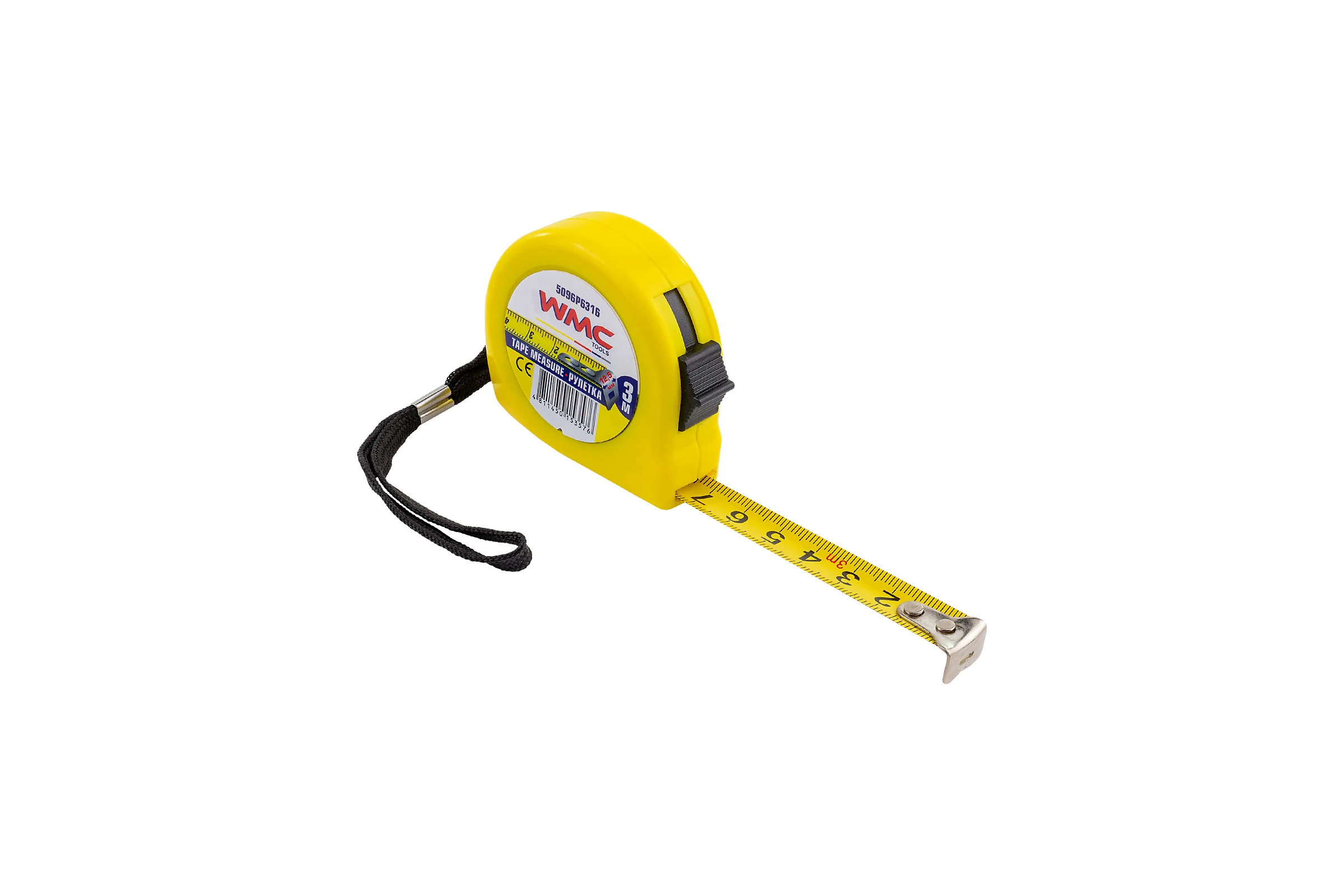 Рулетка 3м WMC TOOLS WMC-5096P6316(61012)