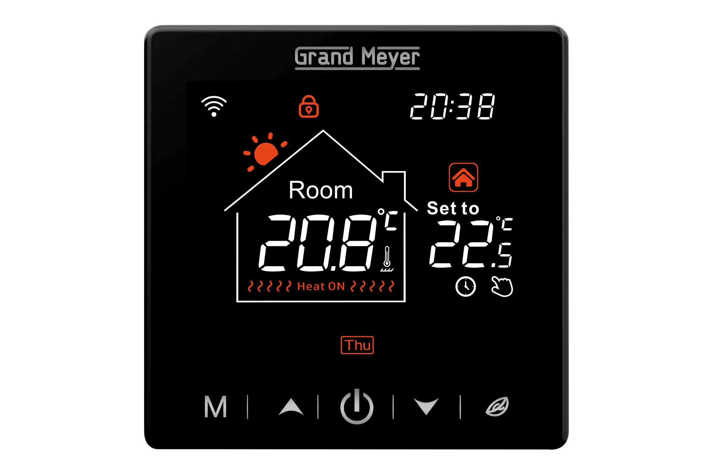 Терморегулятор Grand Meyer Wi-Fi черный SN-20