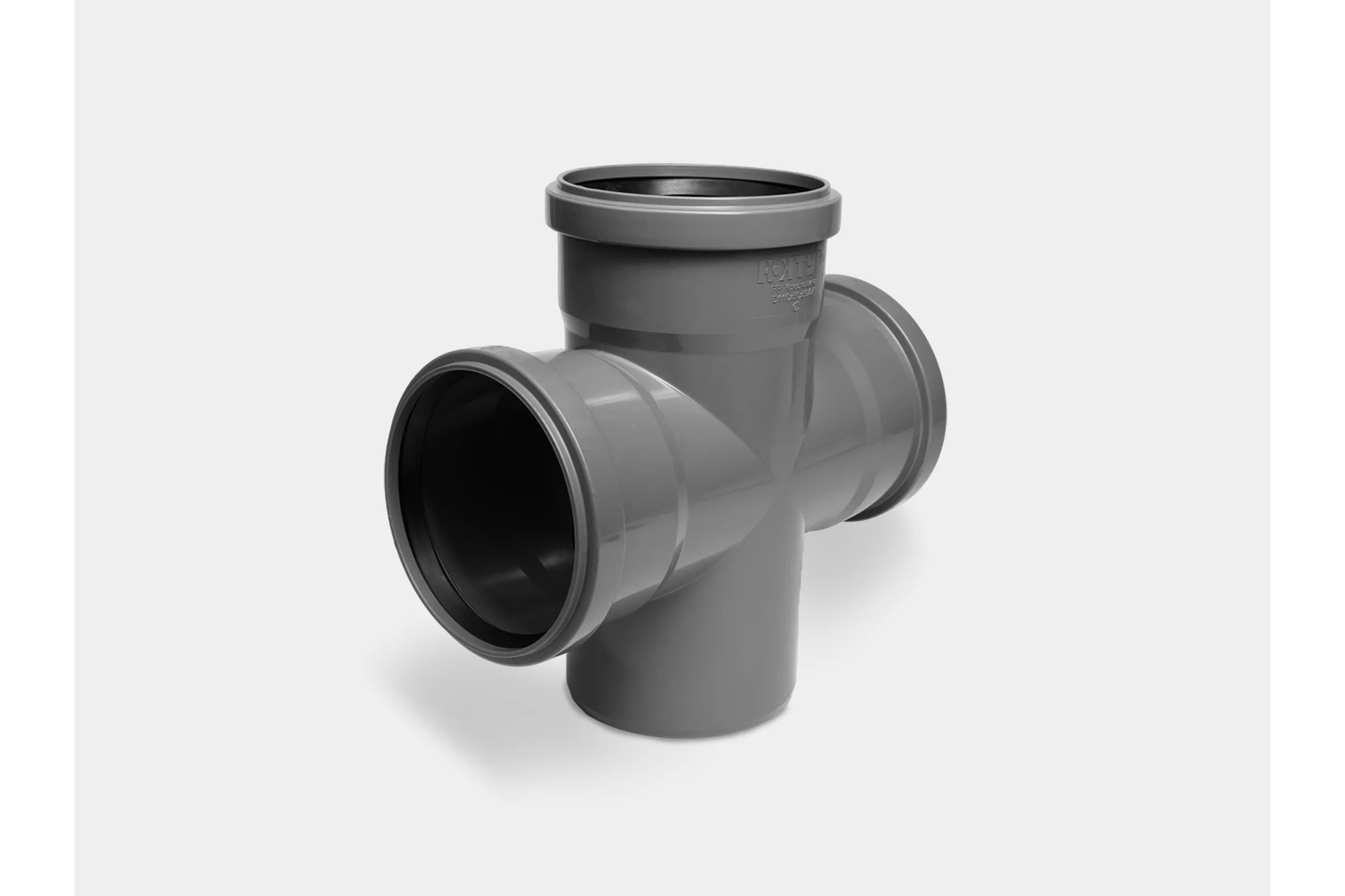 Крестовина одноплоскостная канализационная КОНТУР PP D110x110x110/90 СТАНДАРТ 72602110501