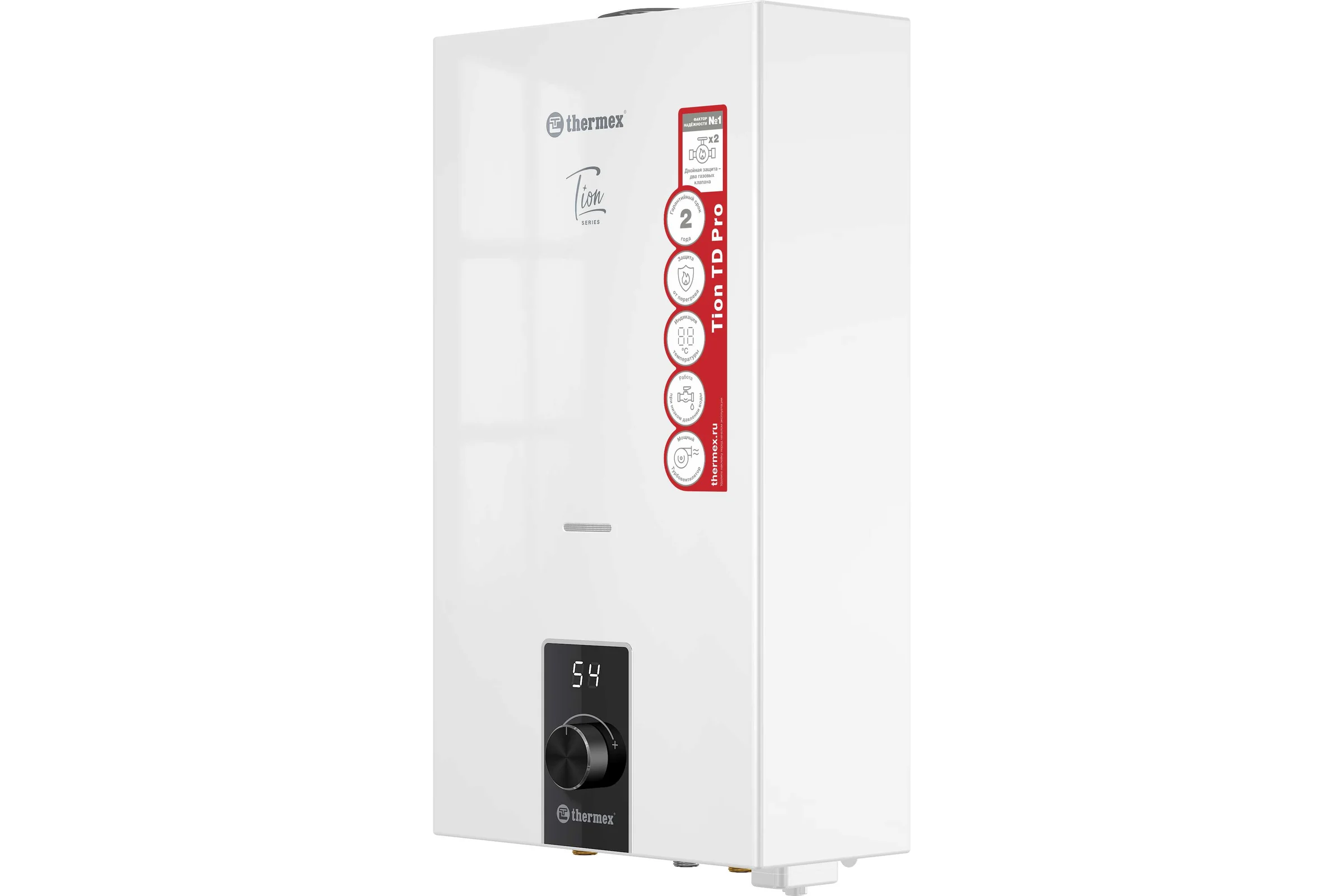 Водонагреватель газовый проточный Термекс бытовой THERMEX T 20 TD Pro ЭдЭБ05373