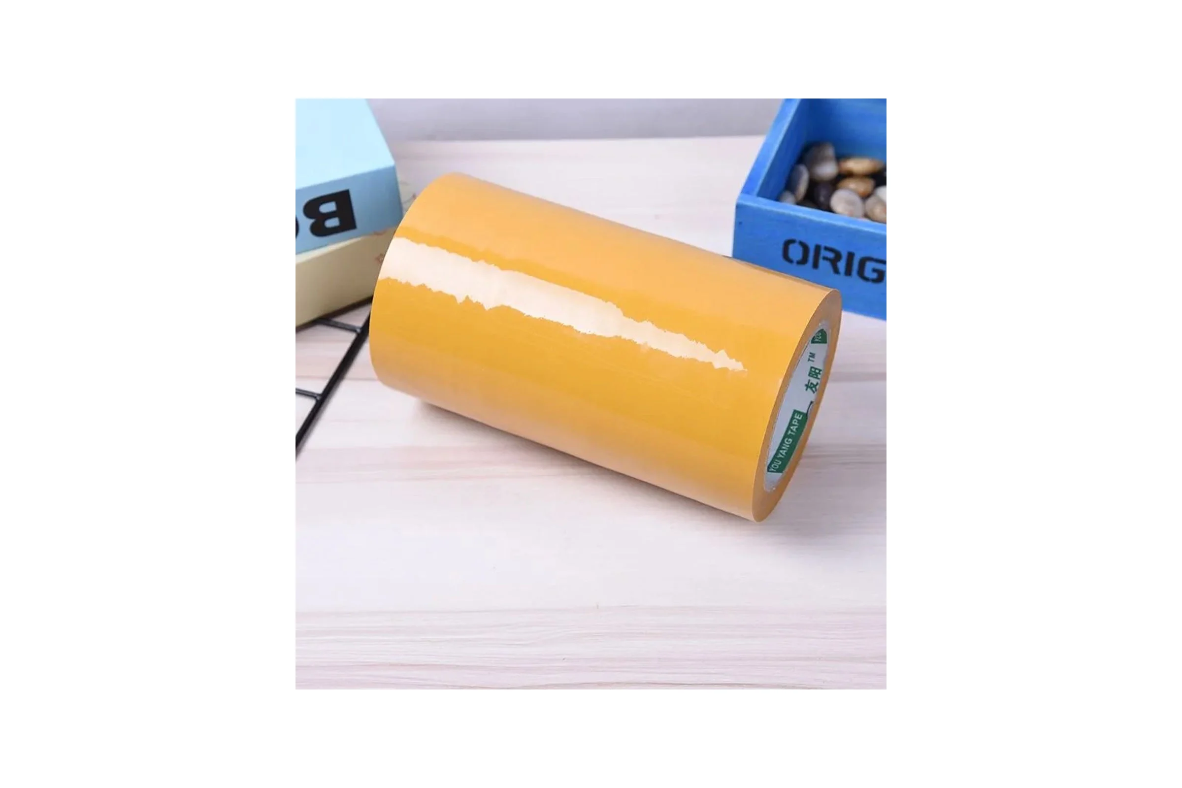 Скотч-лента Vitatools оранжевая широкая, 180 мм, 70 метров, 5 шт. S-O-180-70mm-5