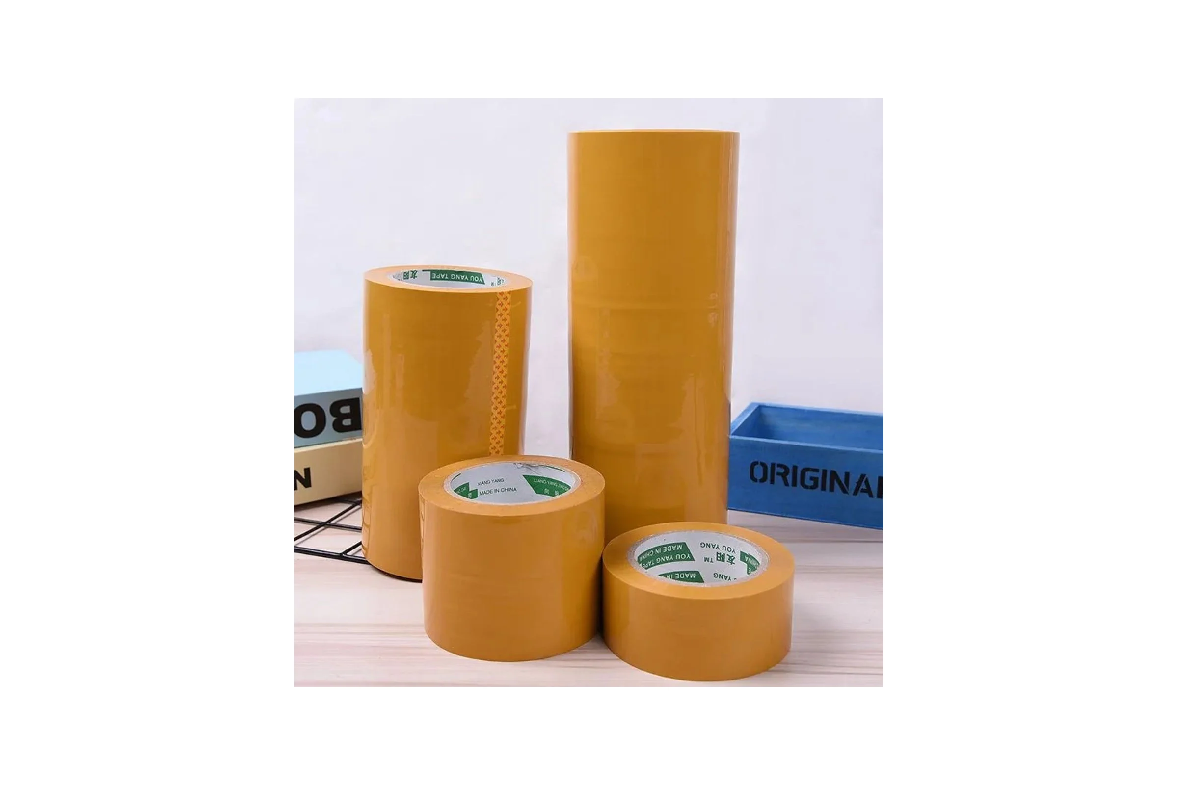 Скотч-лента Vitatools оранжевая широкая, 180 мм, 70 метров, 5 шт. S-O-180-70mm-5