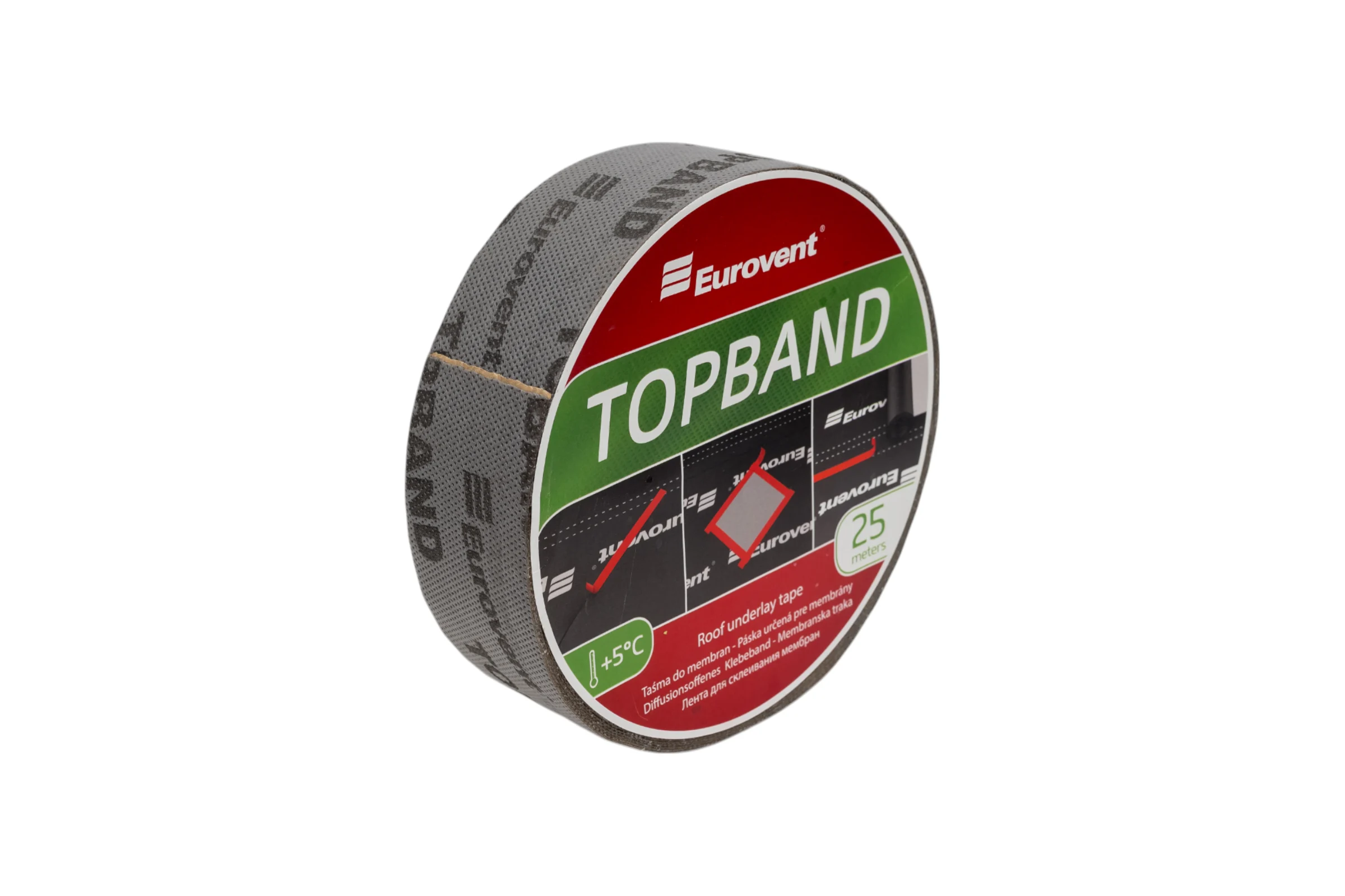 Лента Eurovent 50 мм, 25 м TOPBAND