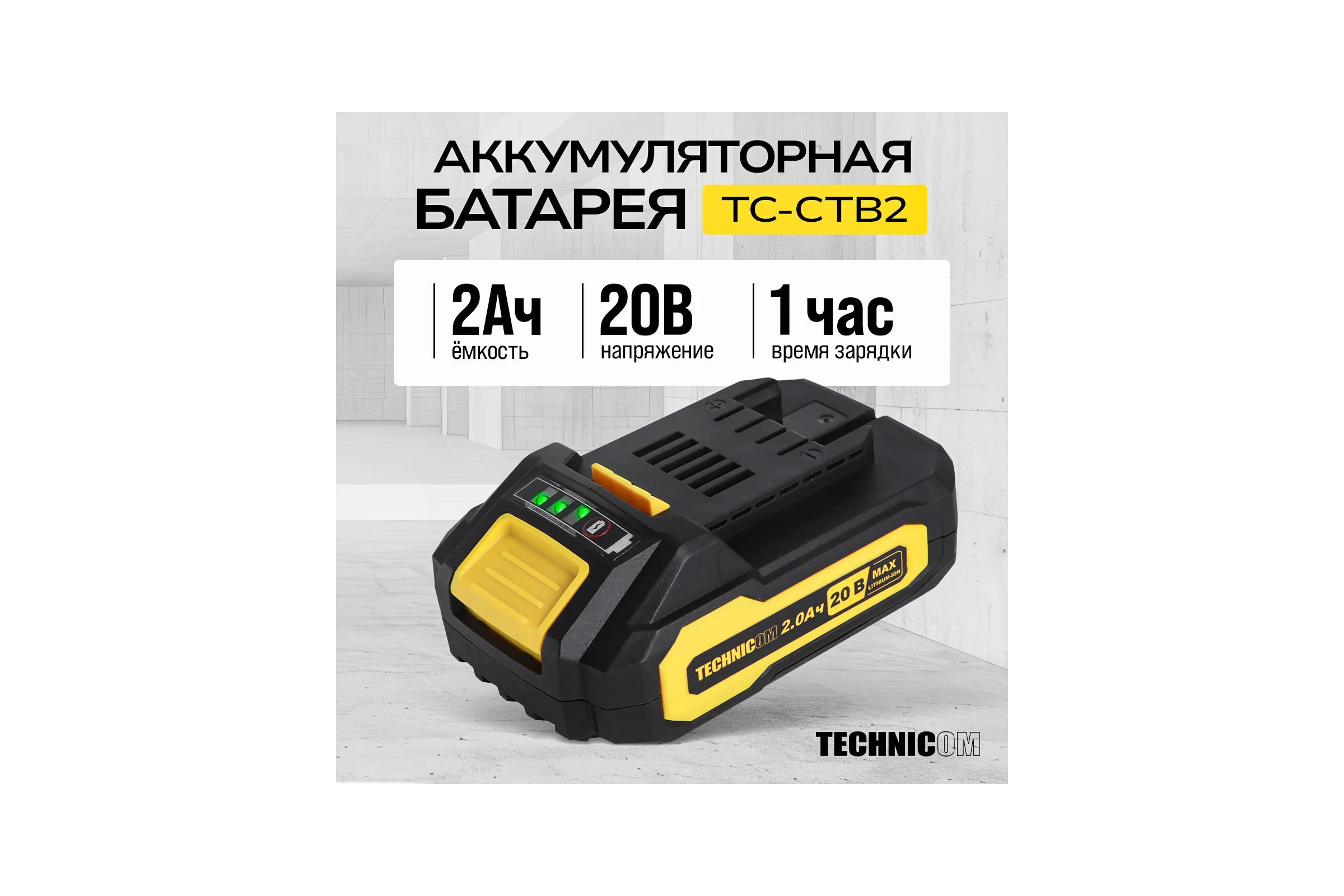 Аккумуляторная батарея TECHNICOM TC-CTB2