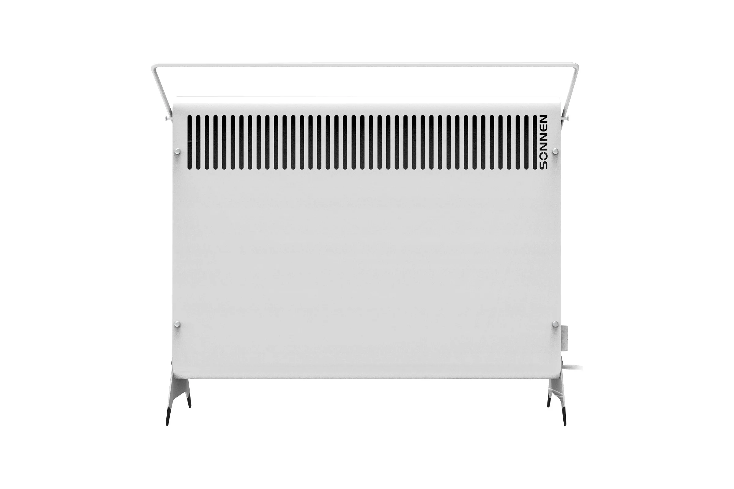 Обогреватель конвектор SONNEN MINI МП-1500.2, 1500Вт, вешалка, Х-нагревательный элемент, белый, 457631