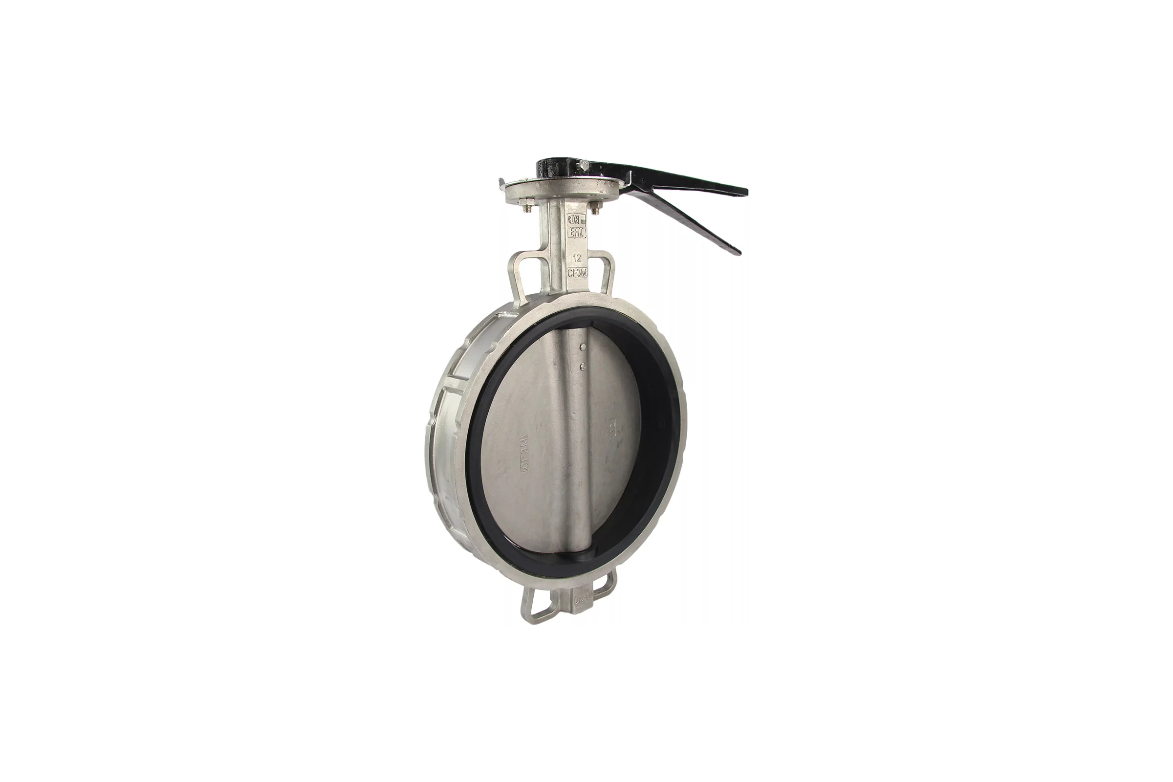Затвор дисковый поворотный DN.ru 316L-316L-EPDM Ду200 Ру16 с рукояткой D050-01317