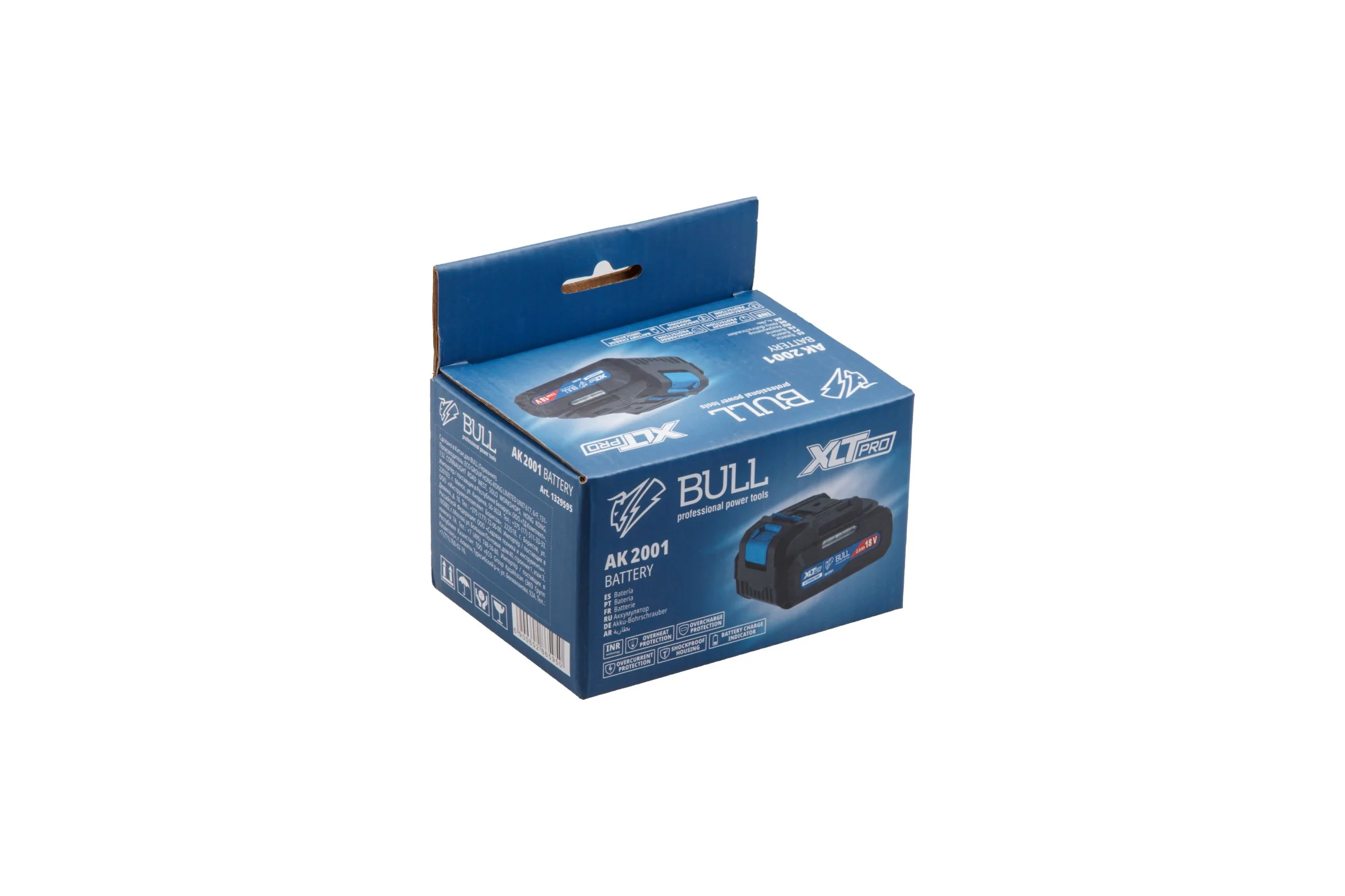 Аккумулятор BULL AK 2001 18.0 В, 2.0 А/ч, Li-Ion XLTpro 1329595