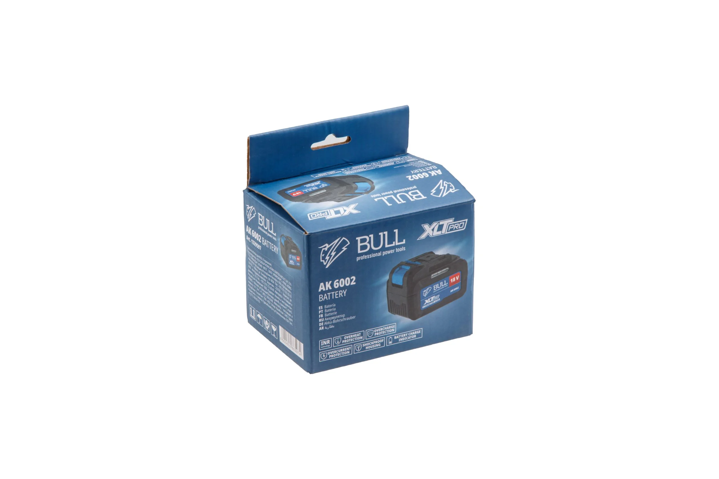 Аккумулятор BULL AK 6002 18.0 В, 6.0 А/ч, Li-Ion XLTpro 1329597