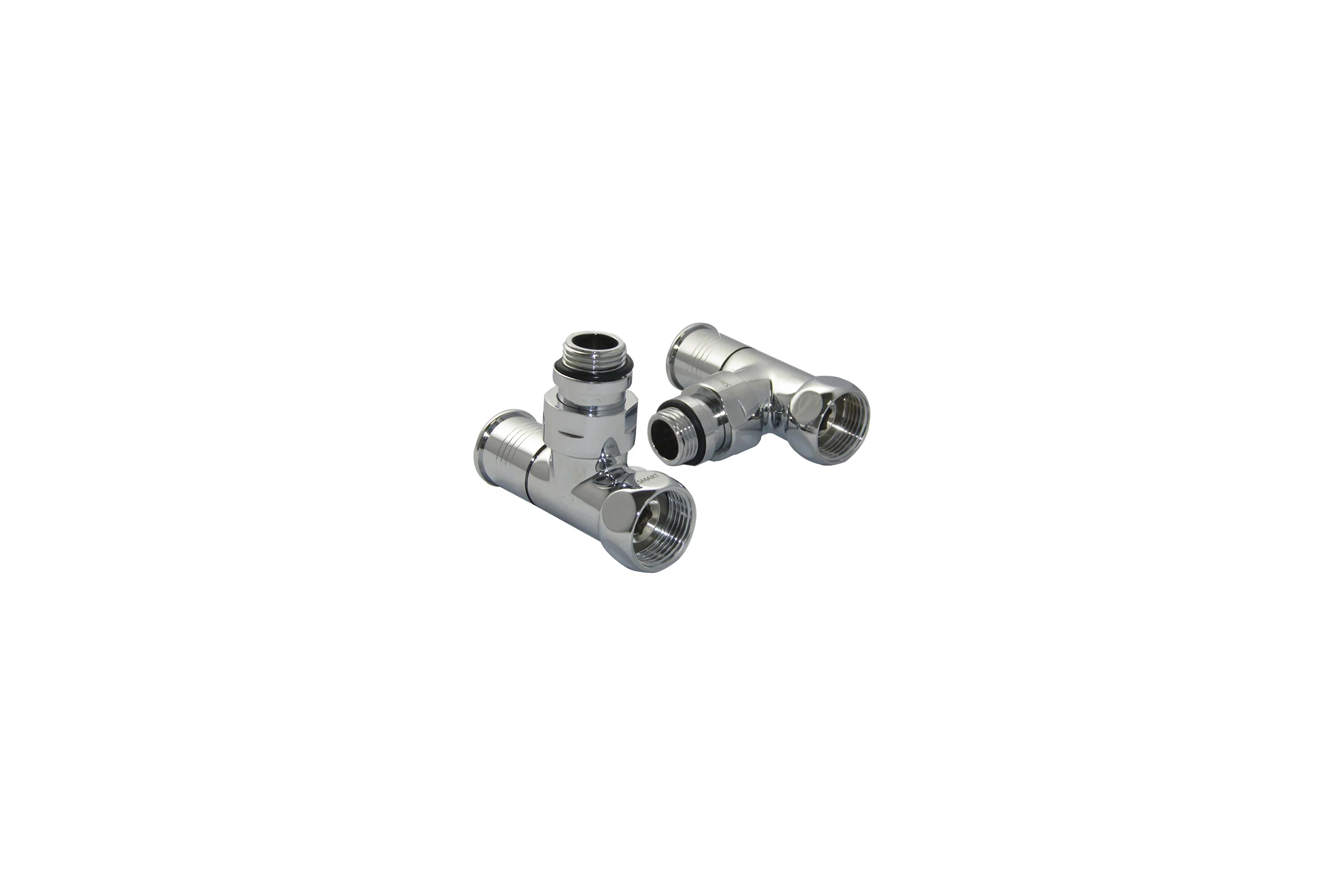 Угловой кран-вентиль SG, ручка колпак, хром, 3/4х1/2 г/ш, 2 шт 8202-1SCH0405/2