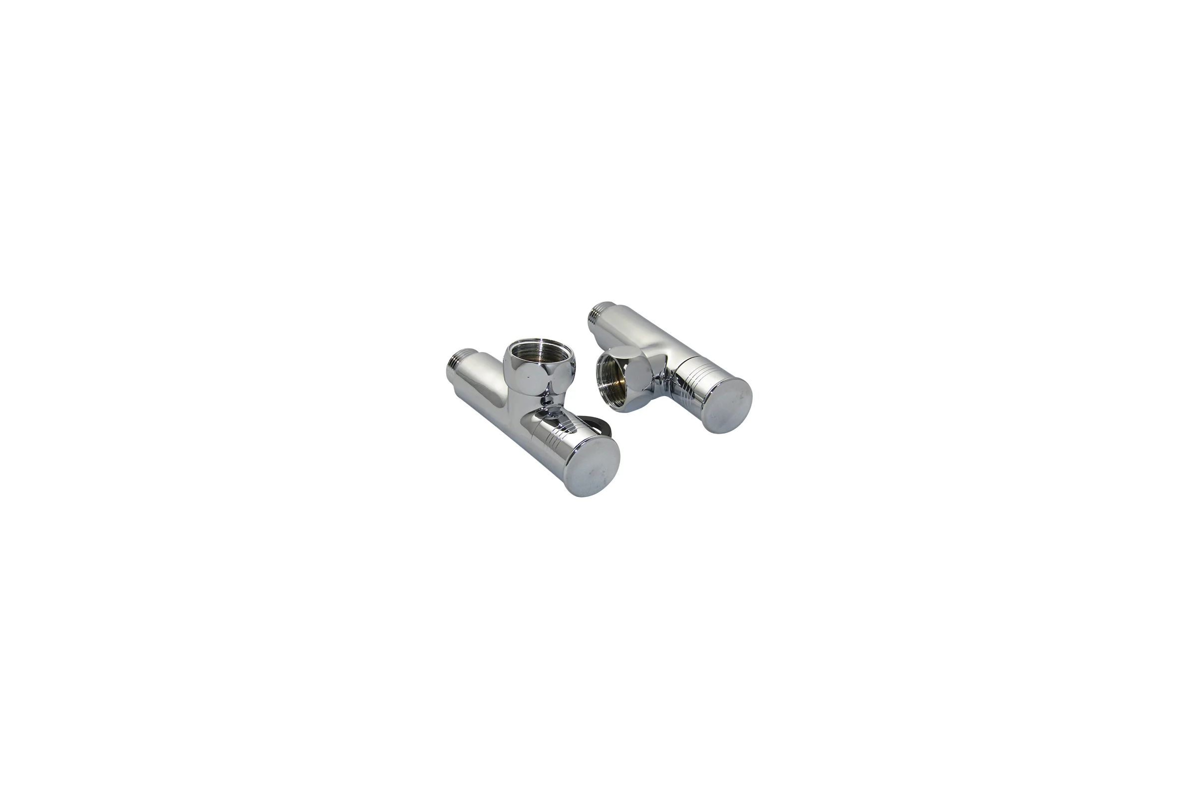 Угловой кран-вентиль SG, ручка колпак, хром, 3/4х1/2 г/ш, 2 шт 8841SCH0405/2