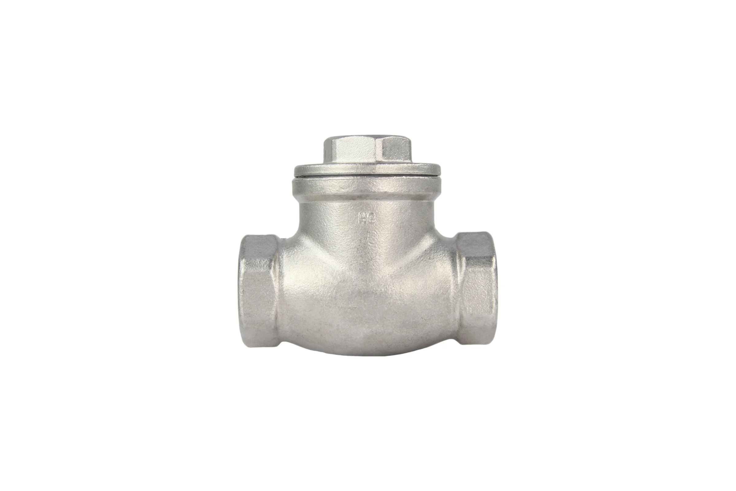 Клапан обратный SCV-316 3/4″ Ду20 DN.ru Ру16 муфтовый, поворотный, нержавеющая сталь D100-00494
