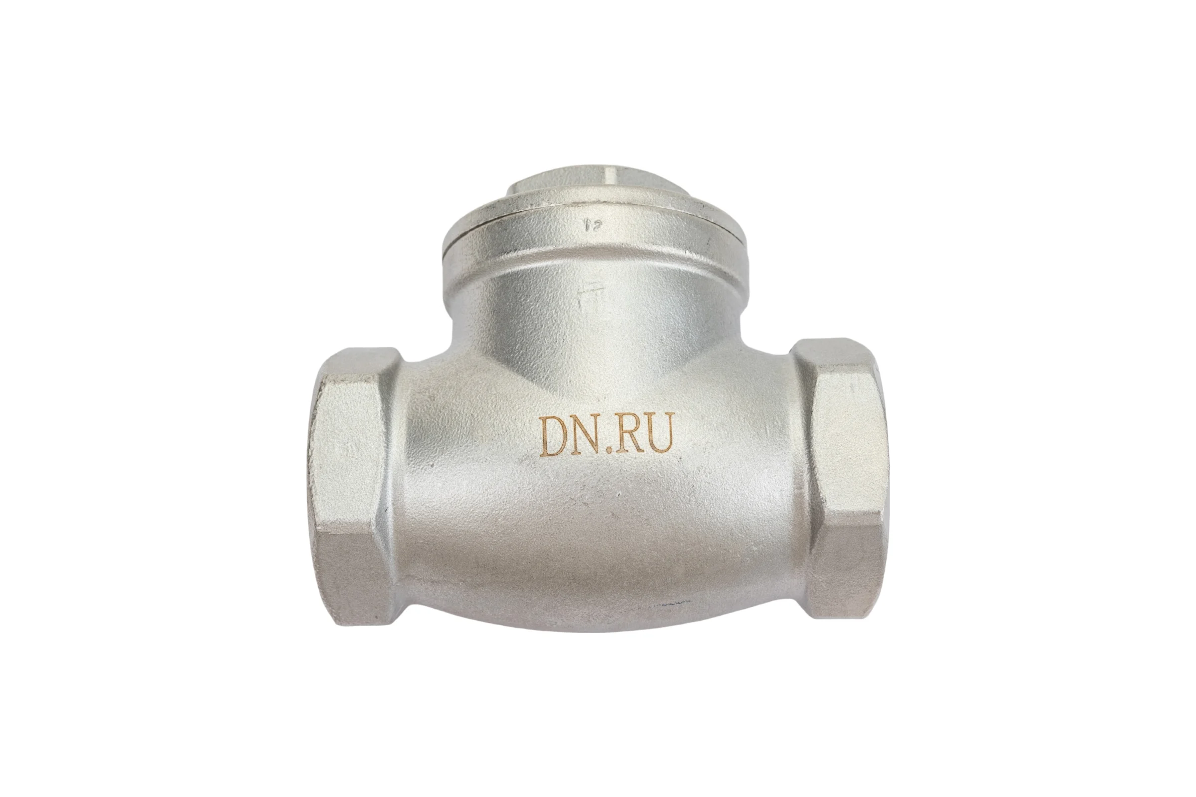 Клапан обратный SCV-316 1 1/4″ DN.ru Ду32 Ру16 муфтовый, поворотный, нержавеющая сталь D100-00496