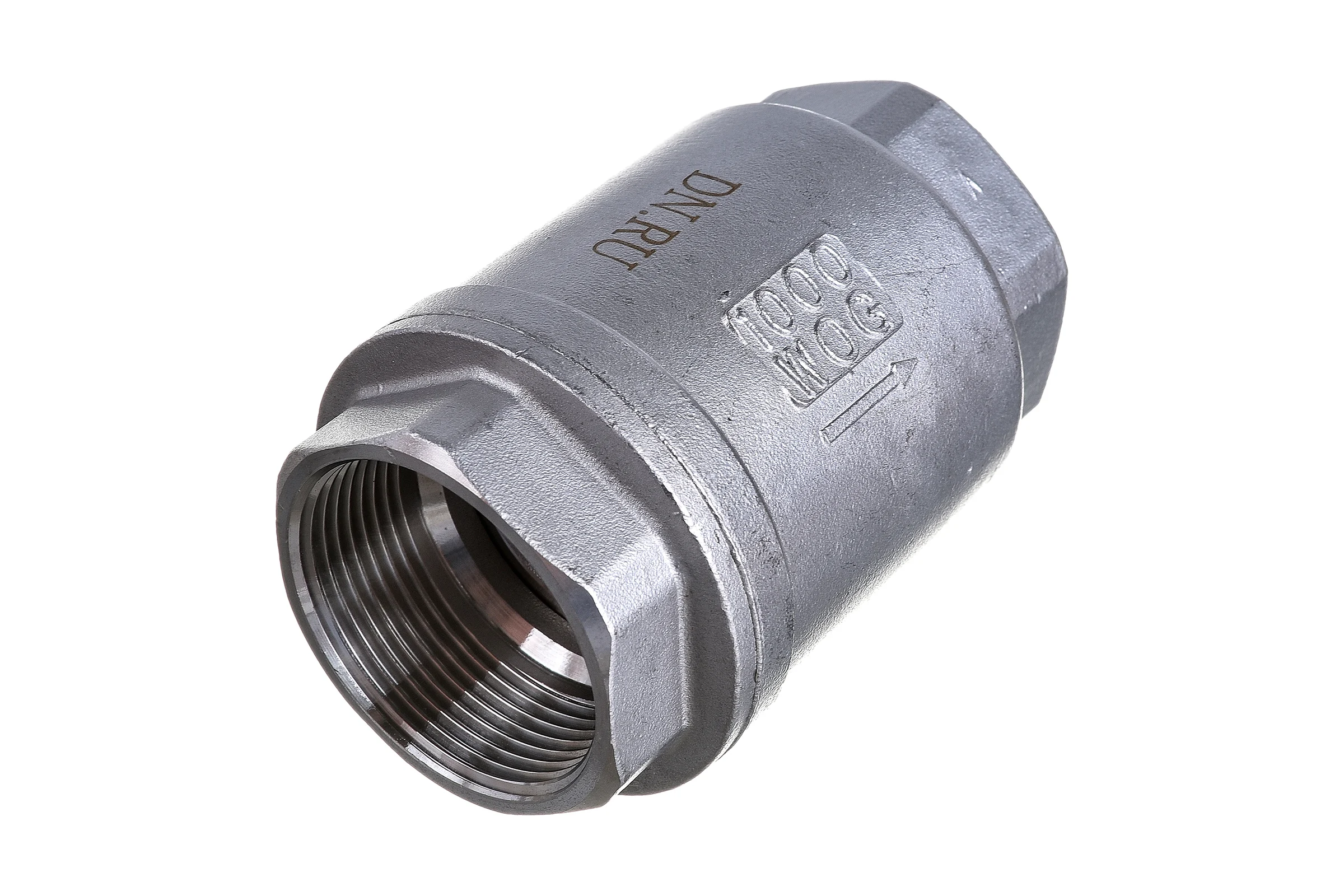 Клапан обратный LSCV 1 1/2″ DN.ru Ду40 Ру16 муфтовый, пружинный, нержавеющая сталь D100-00491
