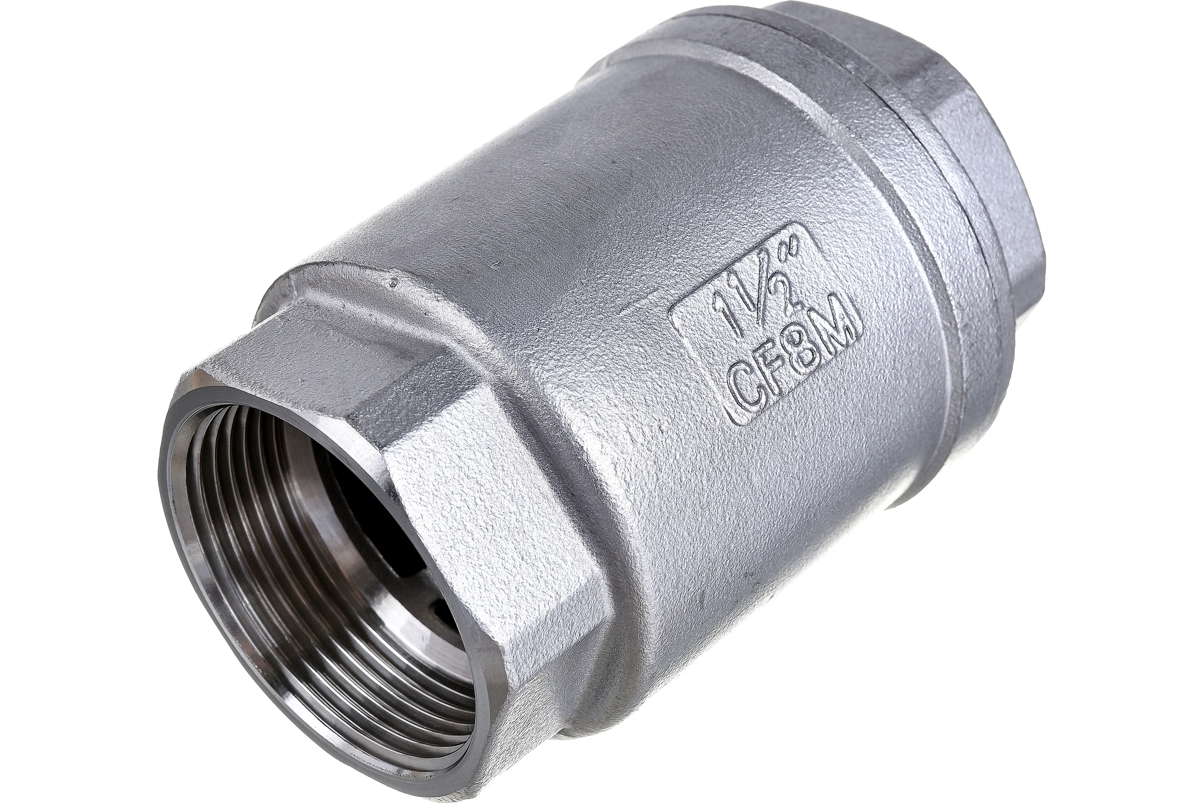 Клапан обратный LSCV 1 1/2″ DN.ru Ду40 Ру16 муфтовый, пружинный, нержавеющая сталь D100-00491