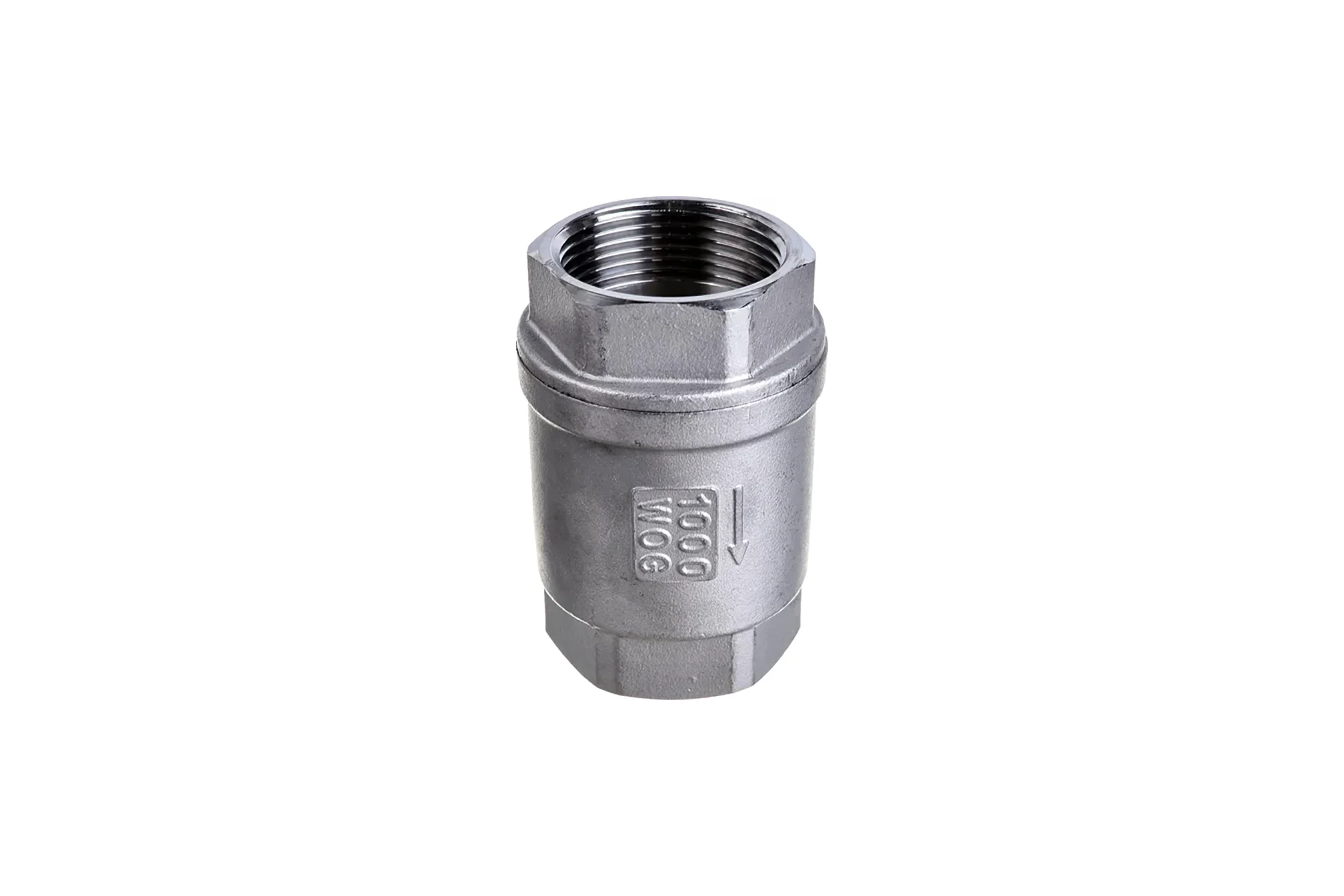 Клапан обратный LSCV 1 1/4″ DN.ru Ду32 Ру16 муфтовый, пружинный, нержавеющая сталь D100-00490