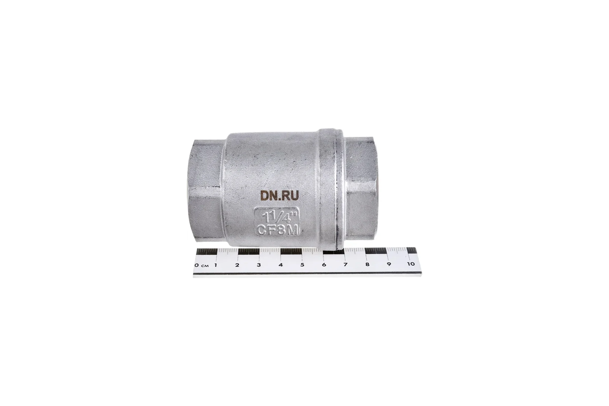 Клапан обратный LSCV 1 1/4″ DN.ru Ду32 Ру16 муфтовый, пружинный, нержавеющая сталь D100-00490