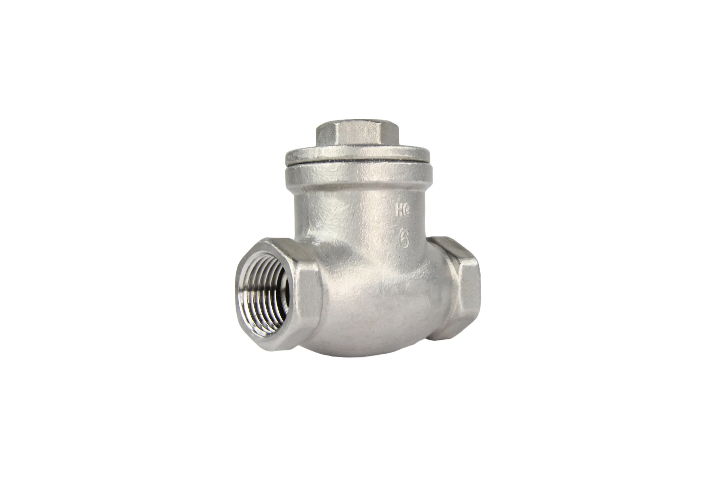 Клапан обратный SCV-316 1/2″ Ду15 DN.ru Ру16 муфтовый, поворотный, нержавеющая сталь D100-00493