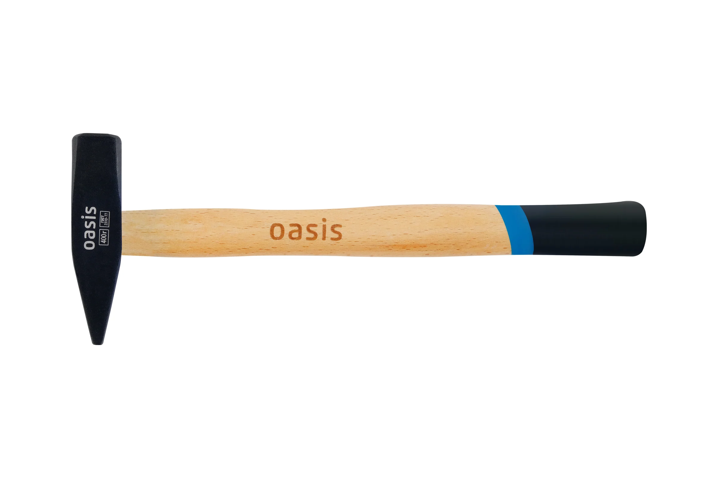Слесарный молоток OASIS с деревянной (окрашенной) рукояткой 400 г 103010603013