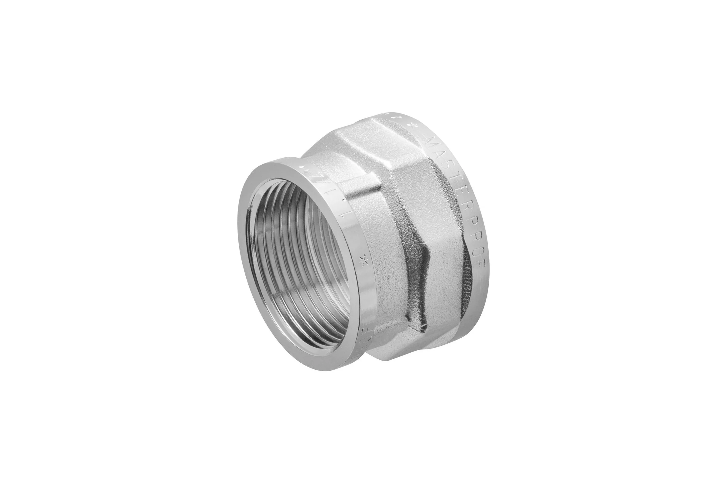 Муфта переходная MPF 1.1/2" х 1.1/4" латунная никелированная внутренняя резьба ИС.072156
