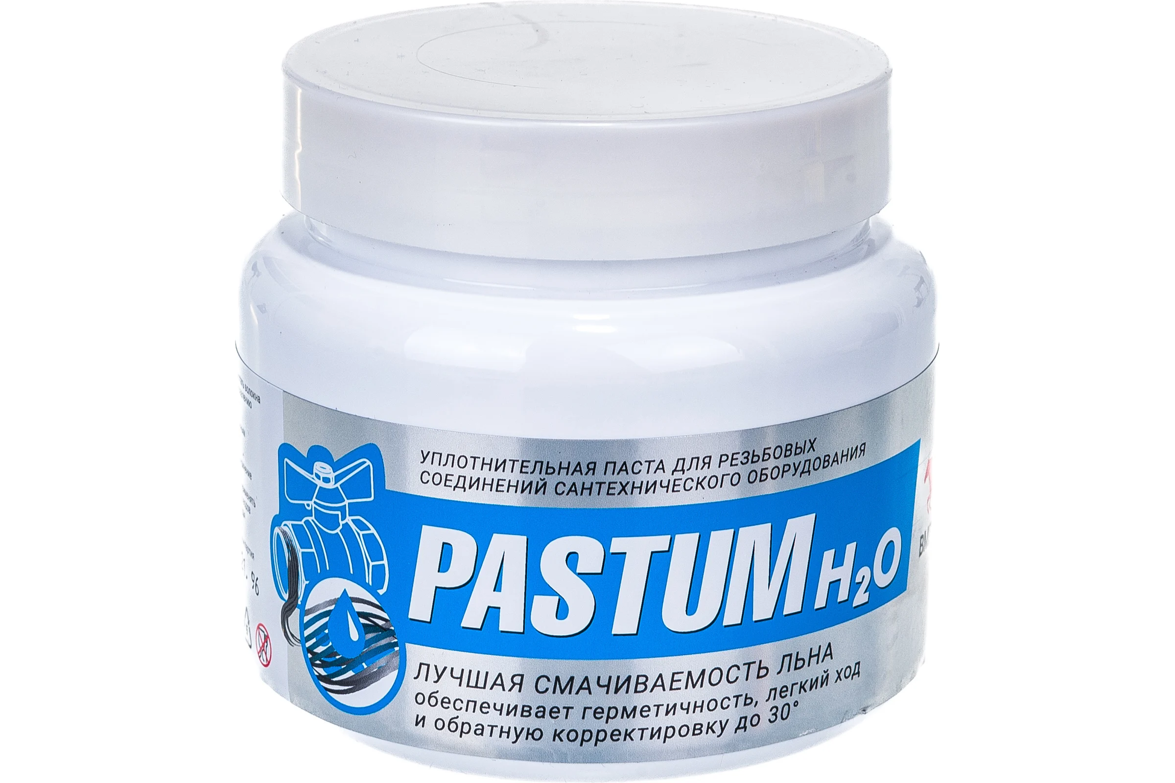 Паста для сантехнического оборудования ВМПАВТО Pastum H2O, 400 г, банка 8107