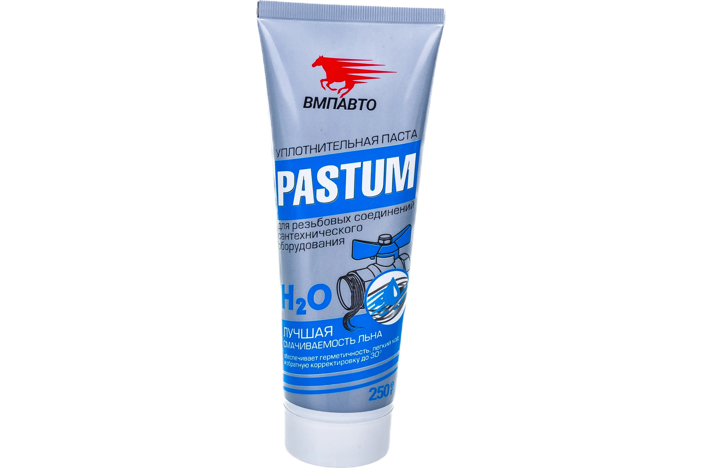Паста для сантехнического оборудования ВМПАВТО Pastum H2O, 250 г, туба 8105