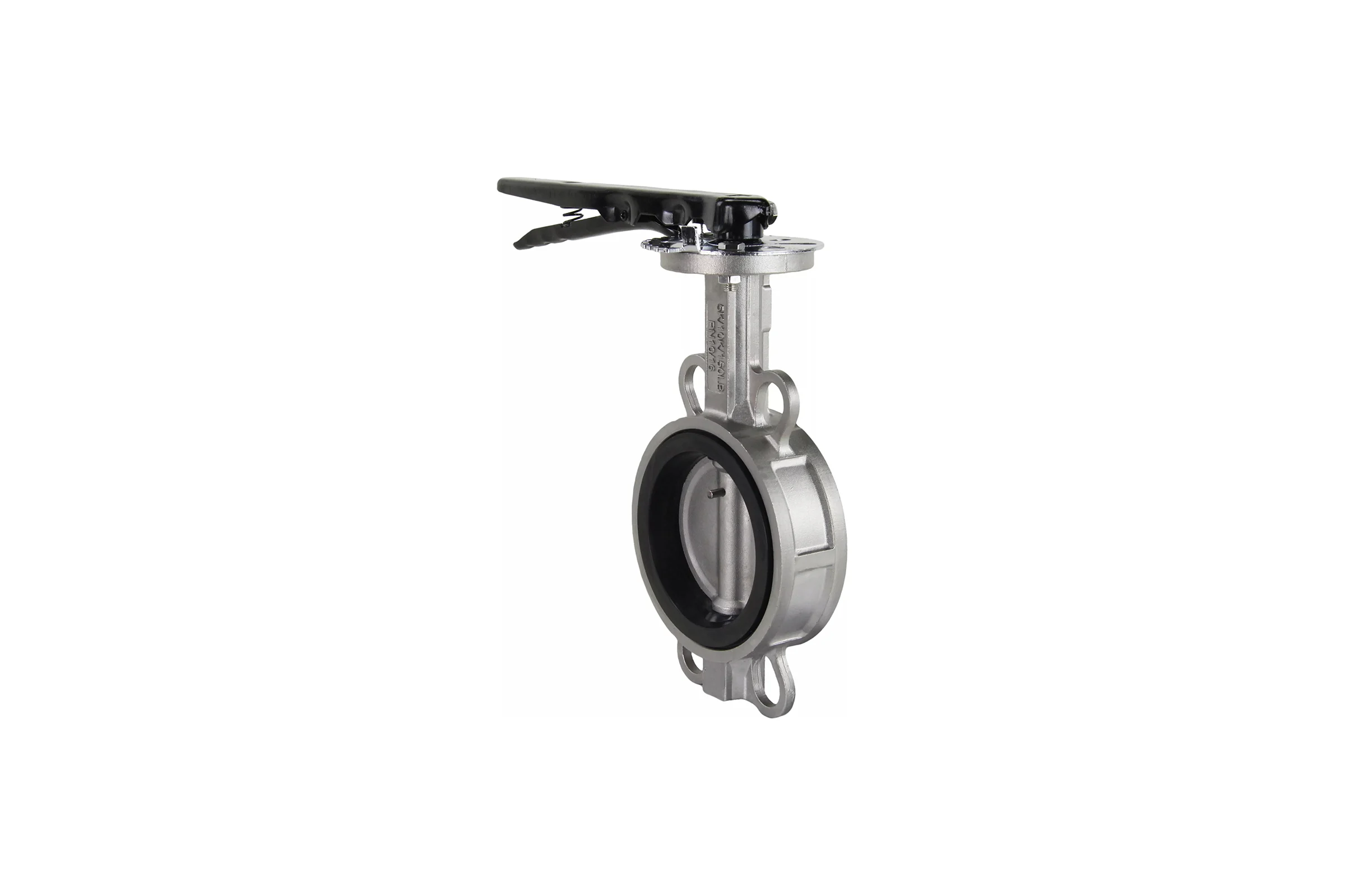 Затвор дисковый поворотный DN.ru 316L-316L-NBR Ду250 Ру16 с рукояткой D050-01500