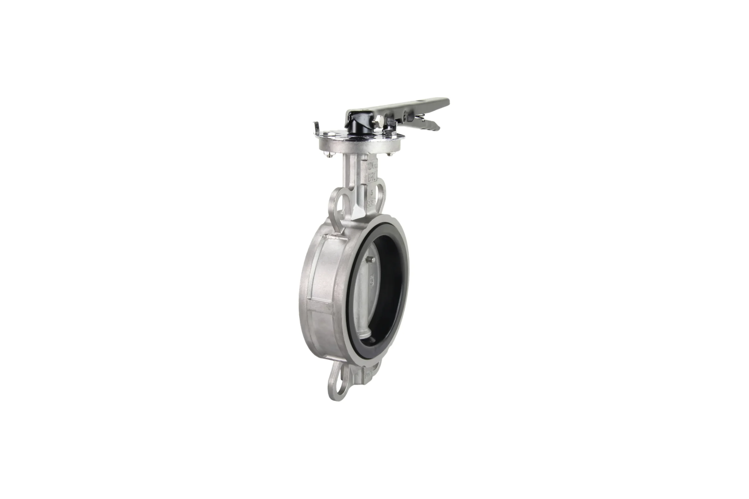 Затвор дисковый поворотный DN.ru 316L-316L-NBR Ду125 Ру16 с рукояткой D050-01451