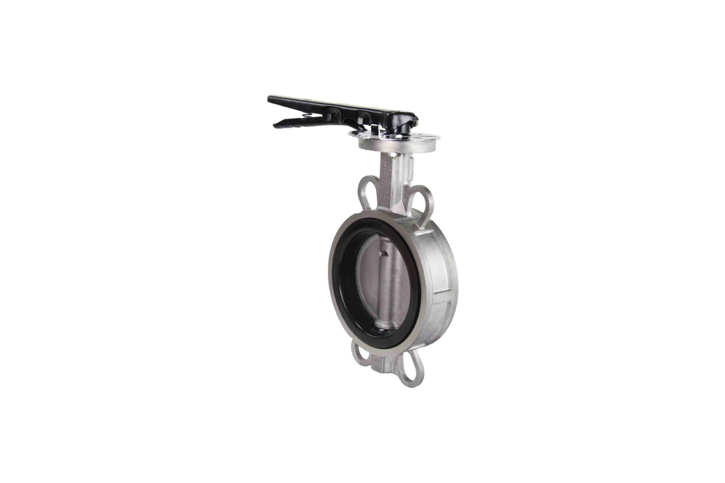 Затвор дисковый поворотный DN.ru 316L-316L-NBR Ду125 Ру16 с рукояткой D050-01451