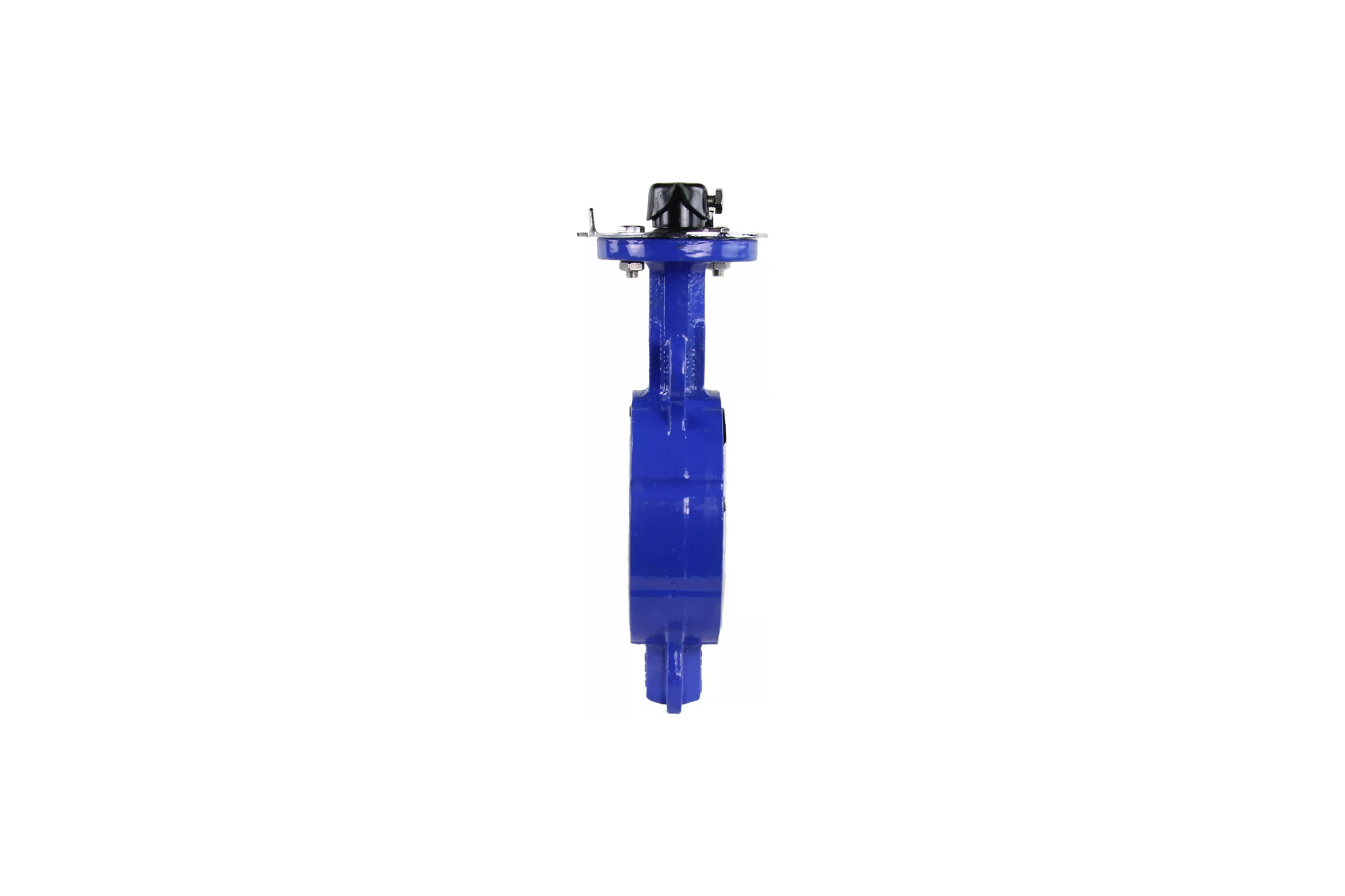 Поворотный затвор DN.ru WCB-316L-PTFE Ду80 Ру16, углеродистая сталь, PTFE, с ручкой D050-02417