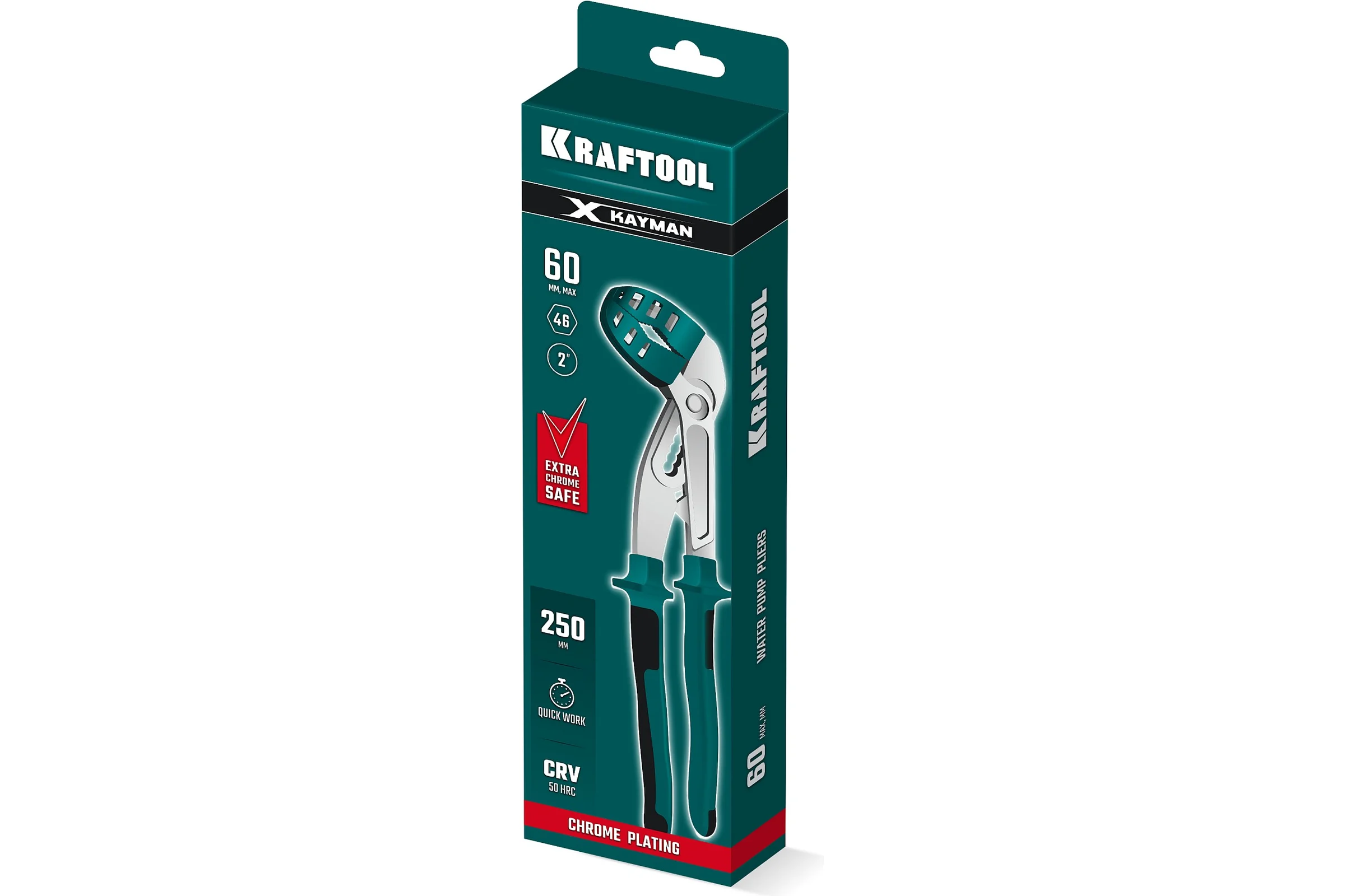 Переставные клещи KRAFTOOL Kayman-X 250 мм 22354