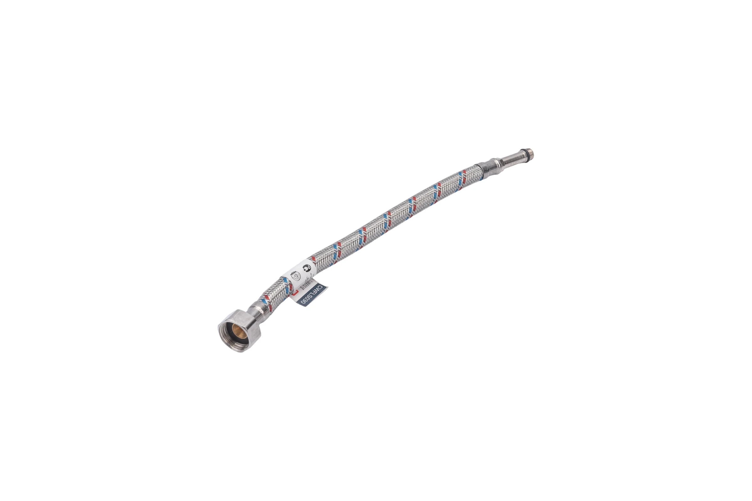 Подводка для смесителей СТМ сталь, 1/2xM10x30 см., длинный штуцер CWFLS030