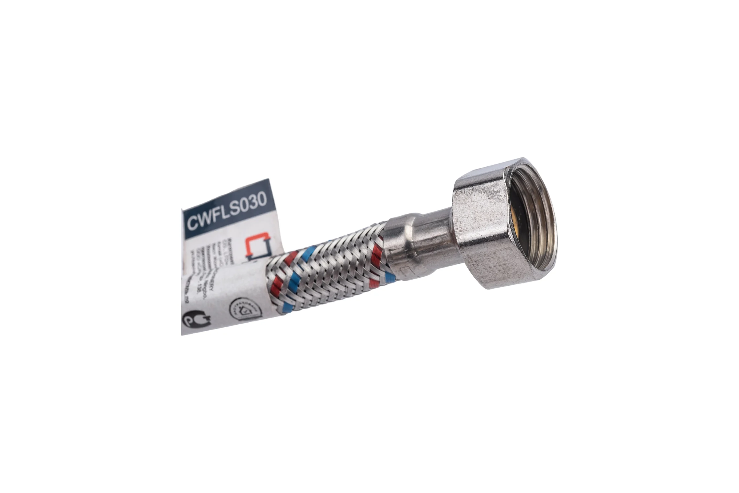 Подводка для смесителей СТМ сталь, 1/2xM10x30 см., длинный штуцер CWFLS030