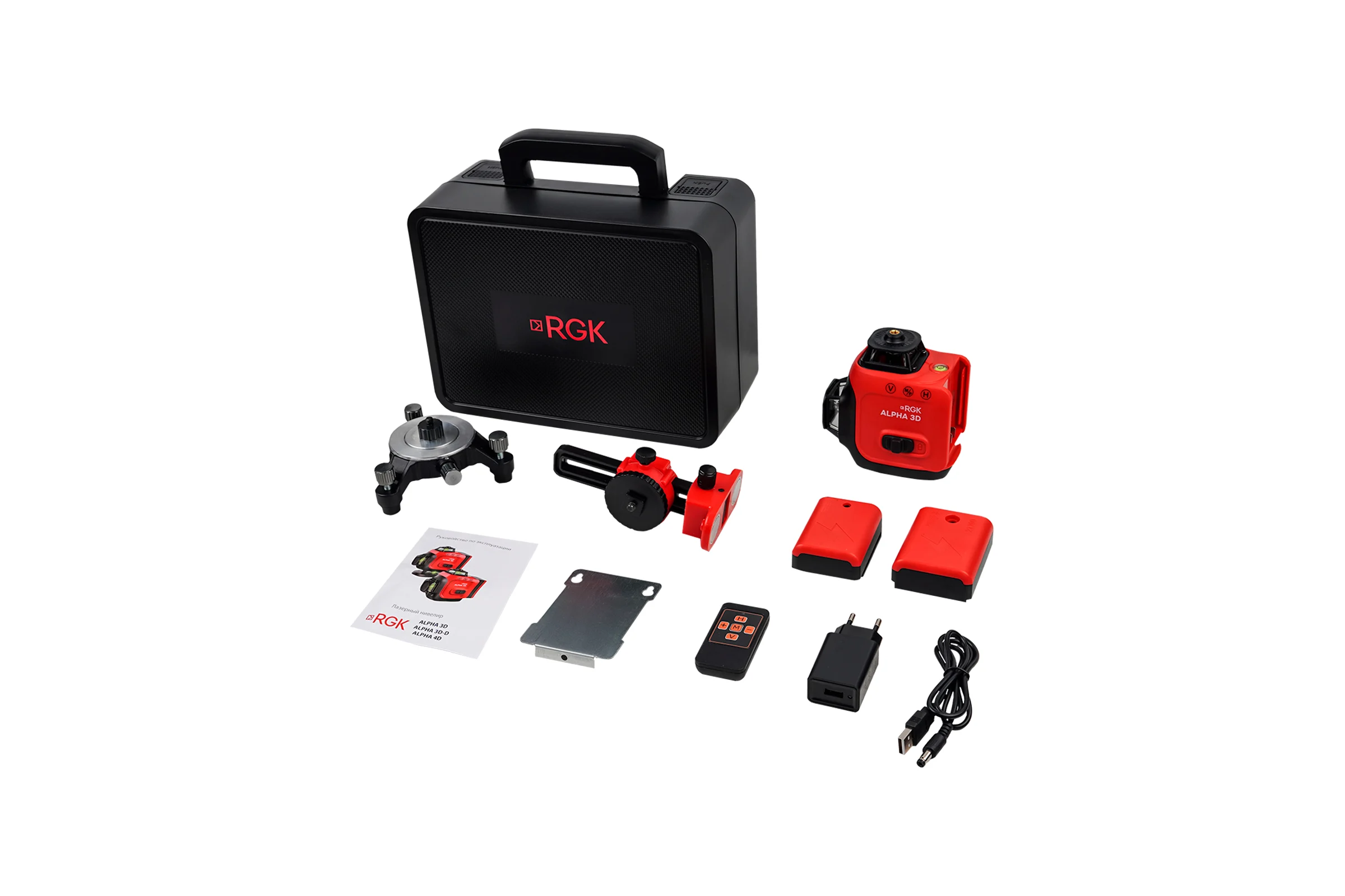 Лазерный уровень RGK ALPHA 3D 722866