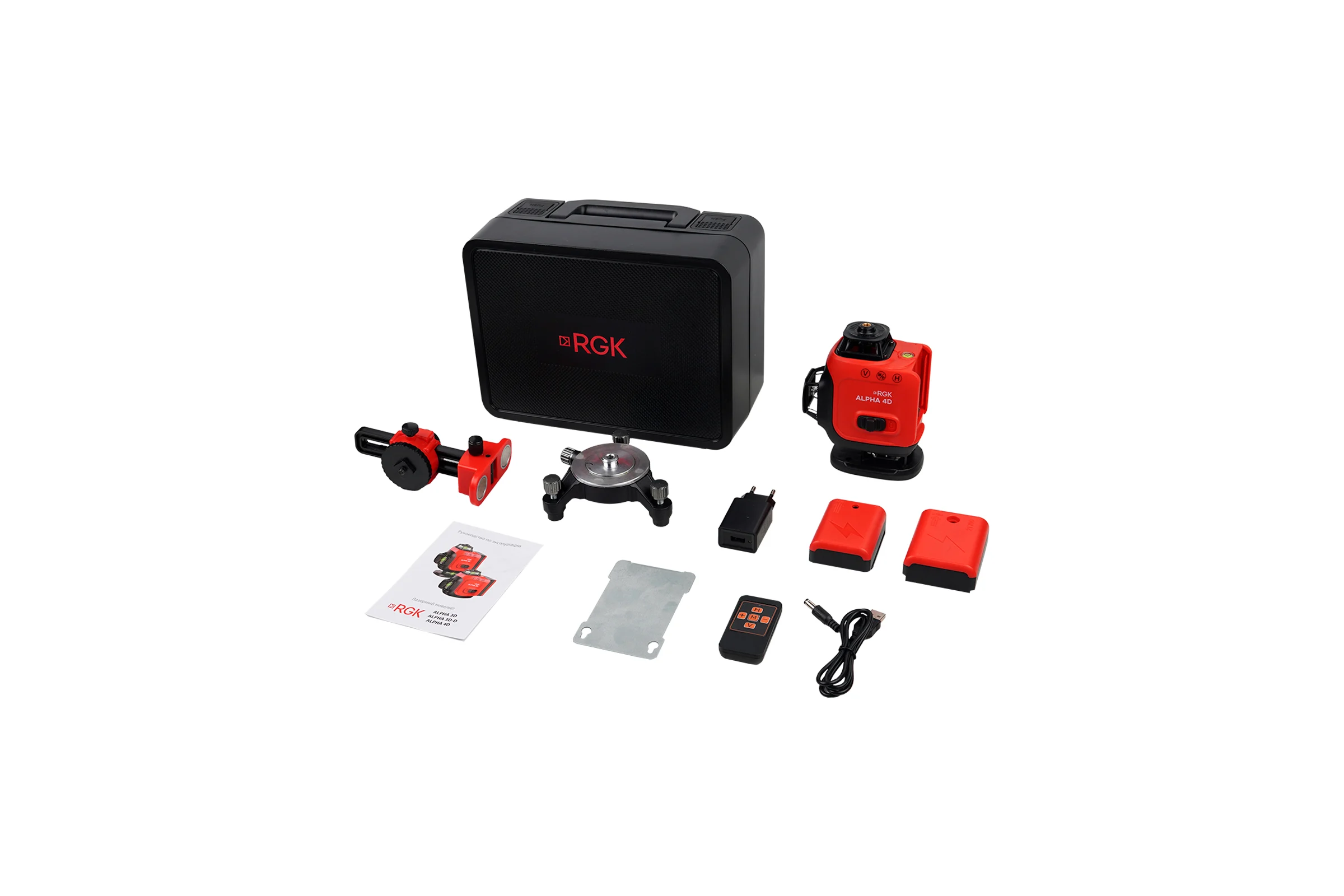 Лазерный уровень RGK ALPHA 4D 722880