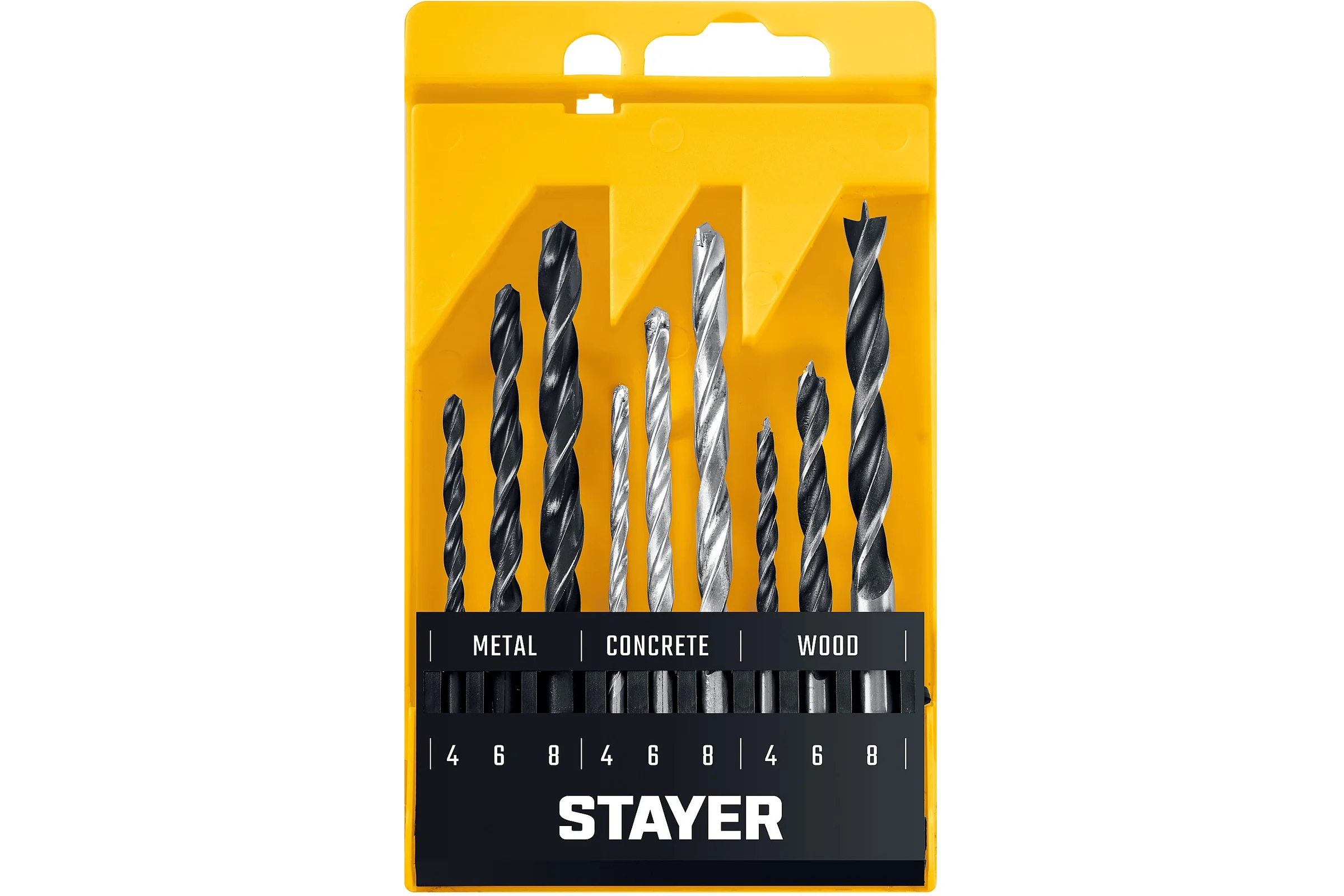 Набор комбинированных сверл STAYER Combi 9 предметов STAYER 29720-H9_z01