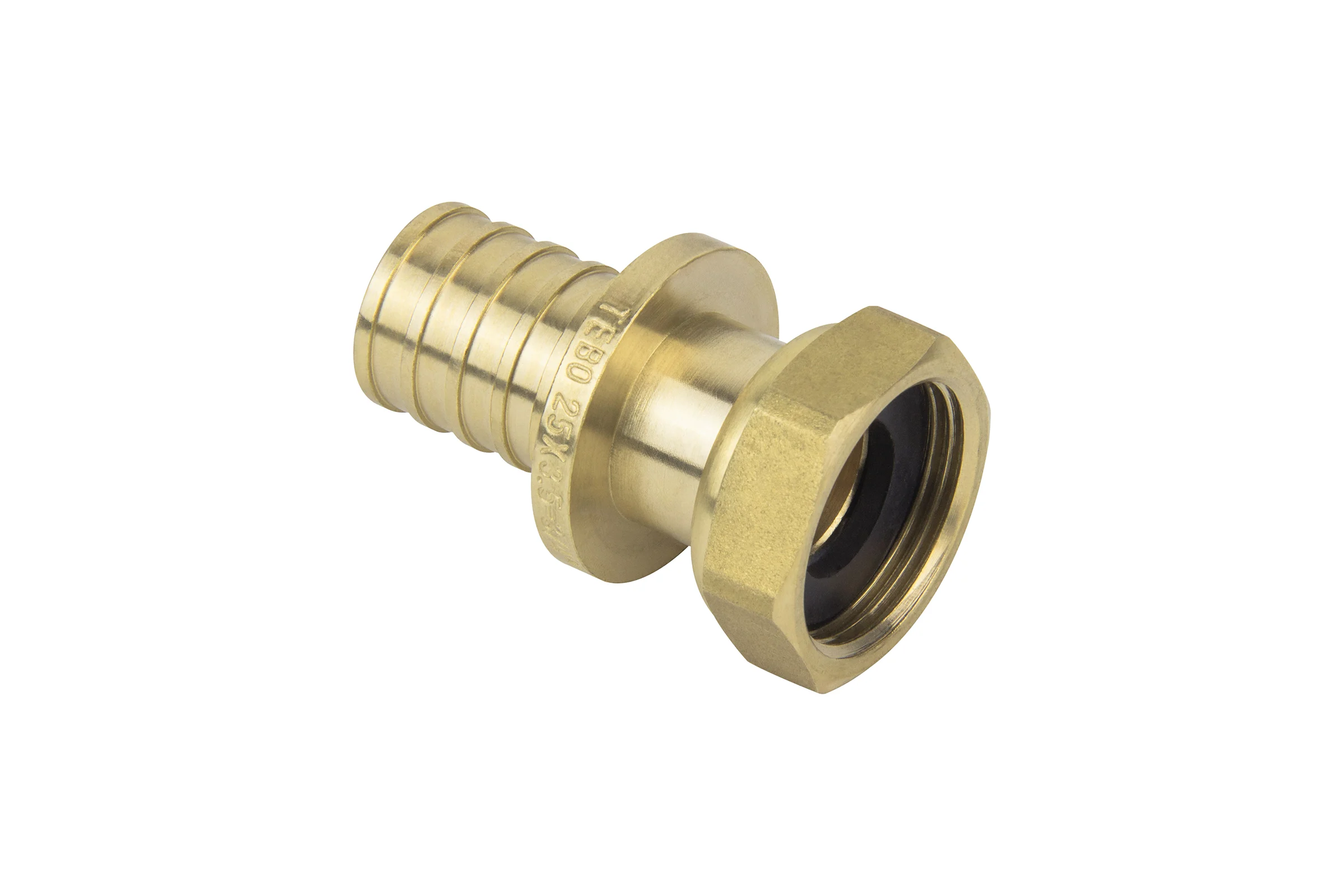 Муфта с накидной гайкой TEBO 25x3/4" ВР аксиальная T-ЛА.М.9.25-34.CN