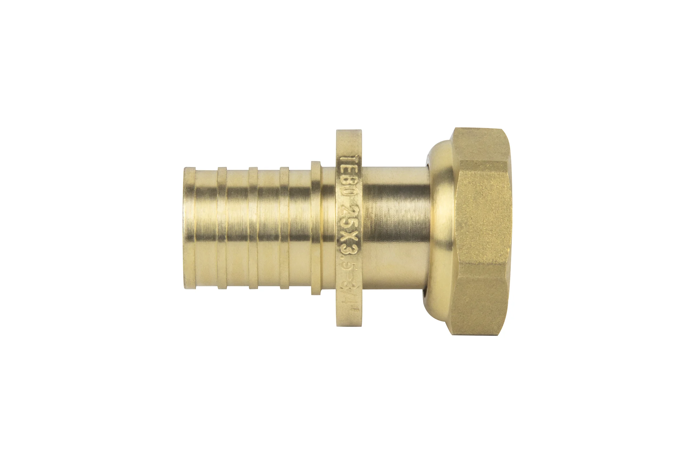 Муфта с накидной гайкой TEBO 25x3/4" ВР аксиальная T-ЛА.М.9.25-34.CN