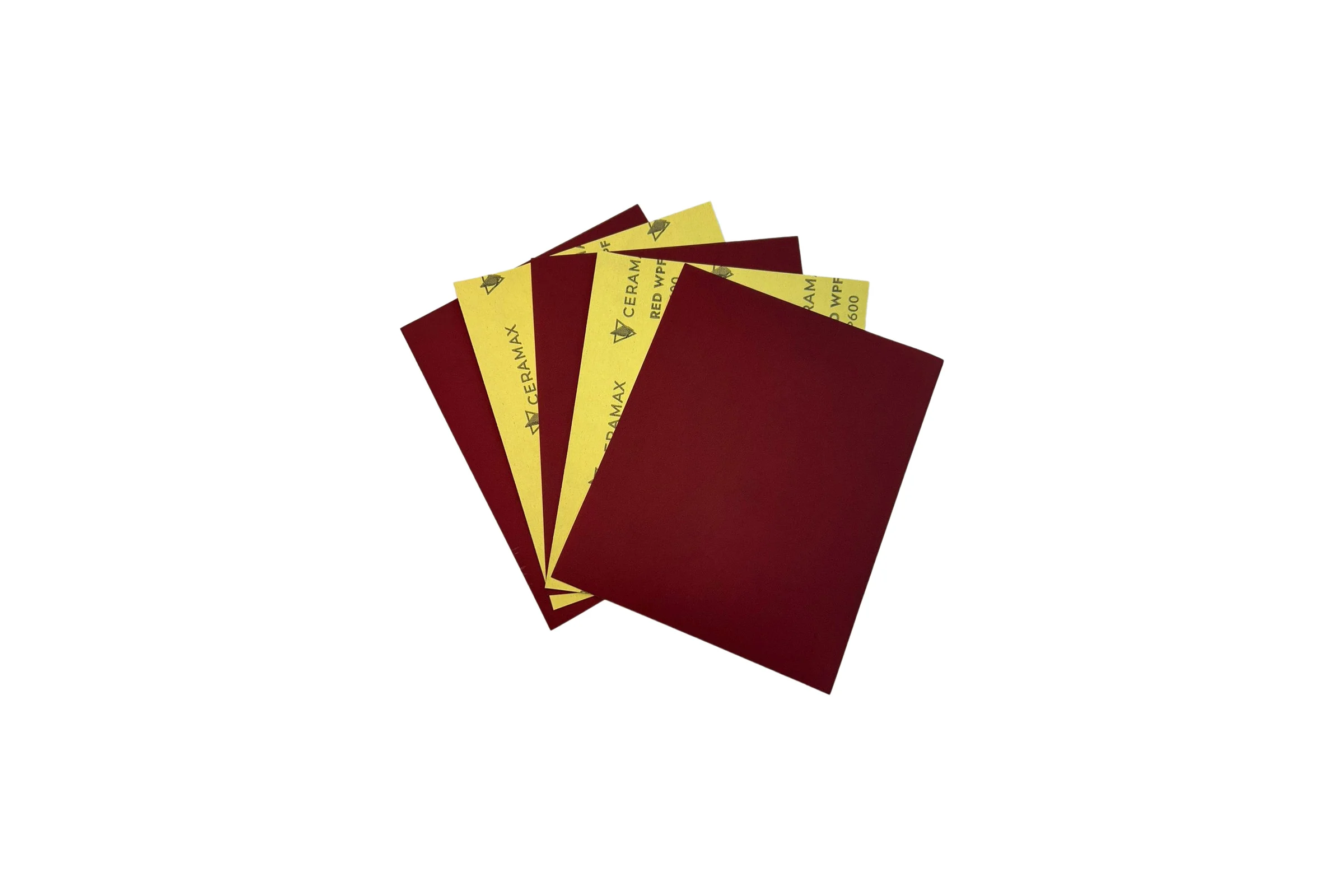 Абразивная бумага водостойкая - наждачка CERAMAX RED WPF Р220, 230x280 мм, 10 шт 1CRX1462