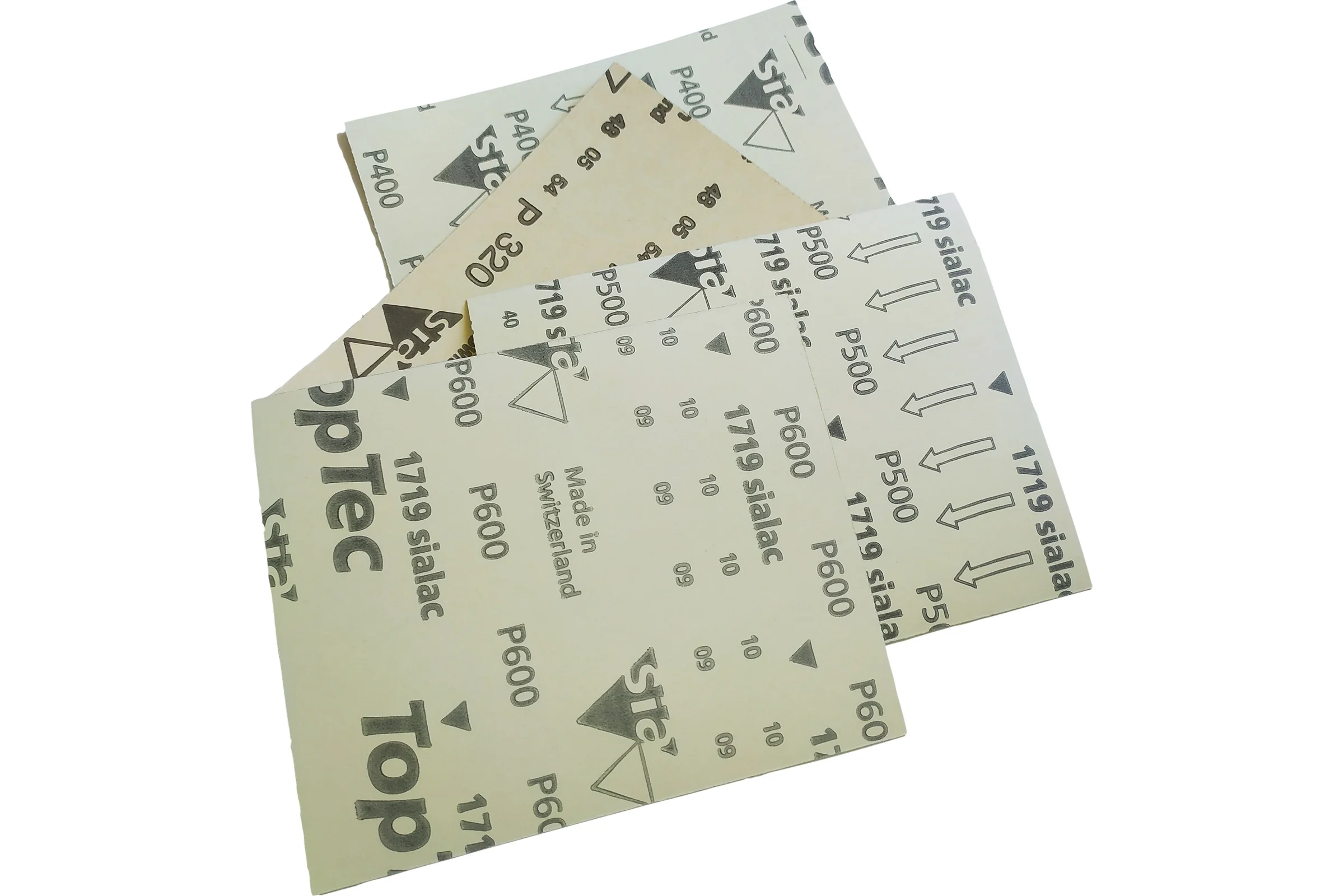 Набор наждачной бумаги ABRAFORM  HAND SIZE SUPERFINE ( 140x115мм), 4 шт AF-HS-SUPERFINE