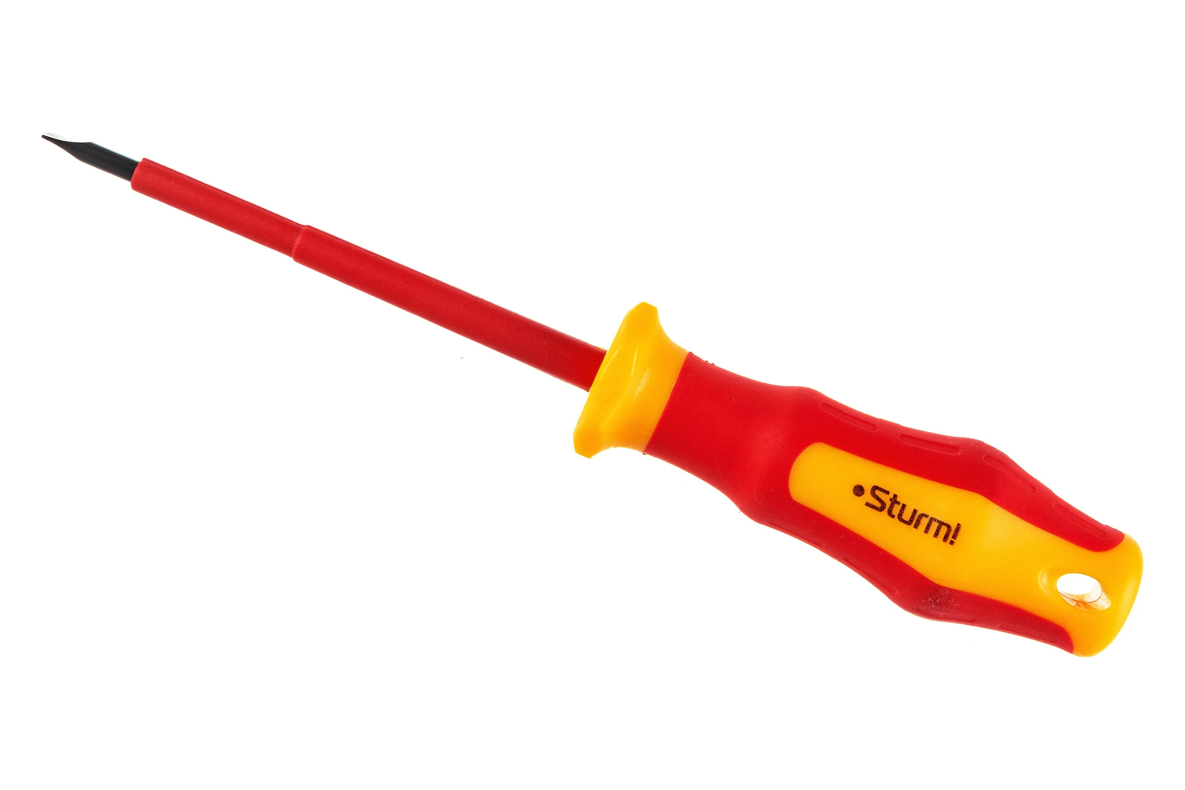 Отвертка Sturm 1040-17-SL4-100 шлиц, ДИЭЛЕКТРИЧЕСКАЯ, эрго ручка, SL4х100мм