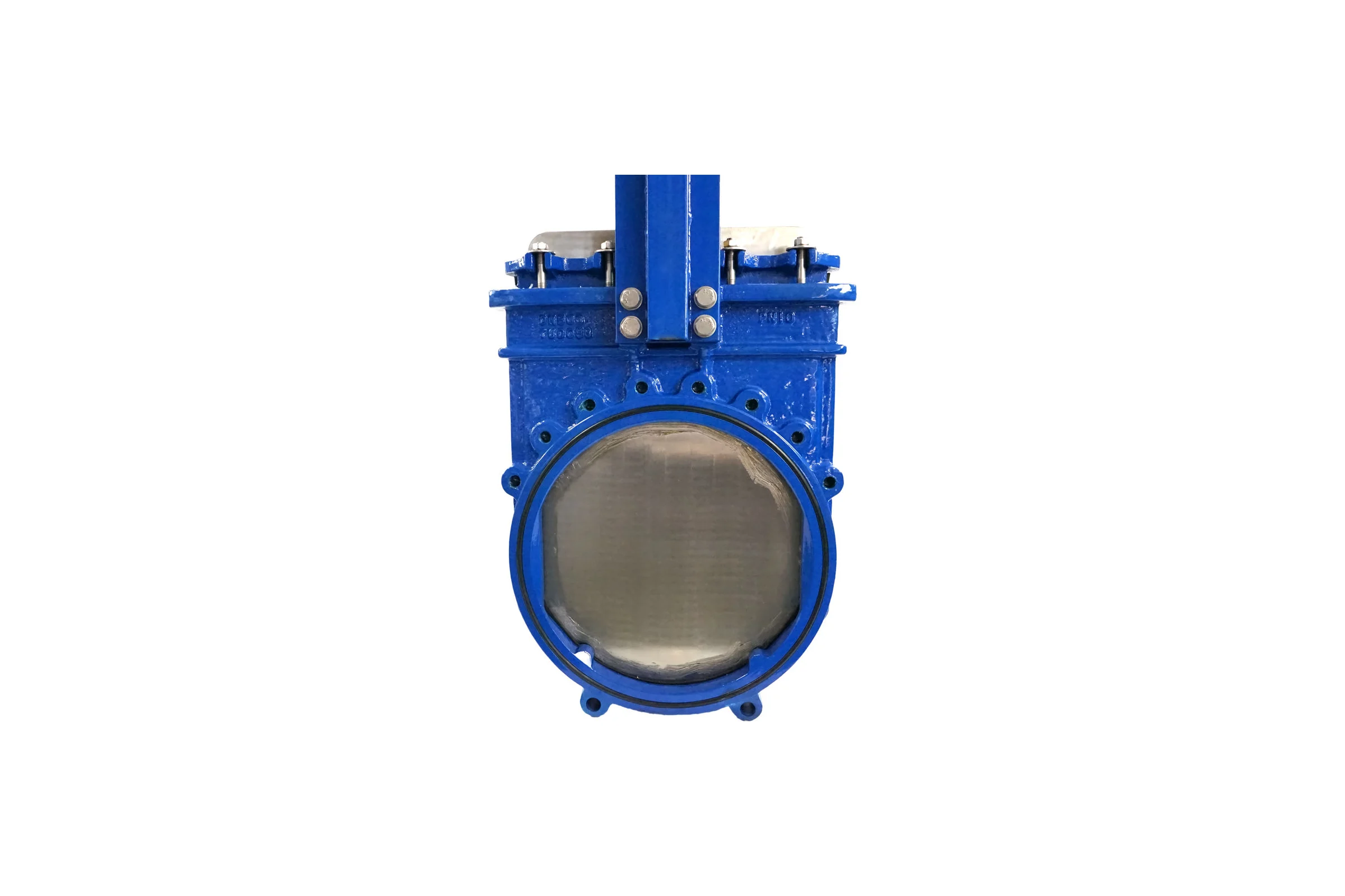Задвижка шиберная DN.ru GGG40-SS304-NBR-2W Ду600 Ру4 двусторонняя, редуктор D040-03190