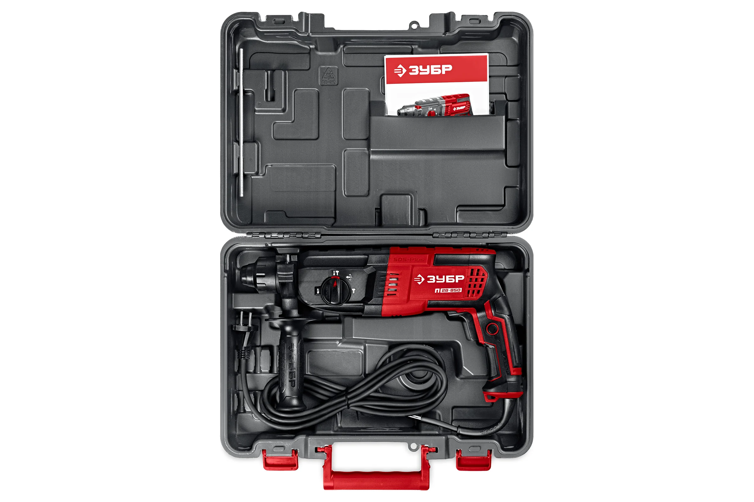 Перфоратор ЗУБР SDS Plus 28 мм, 850 Вт П-28-850
