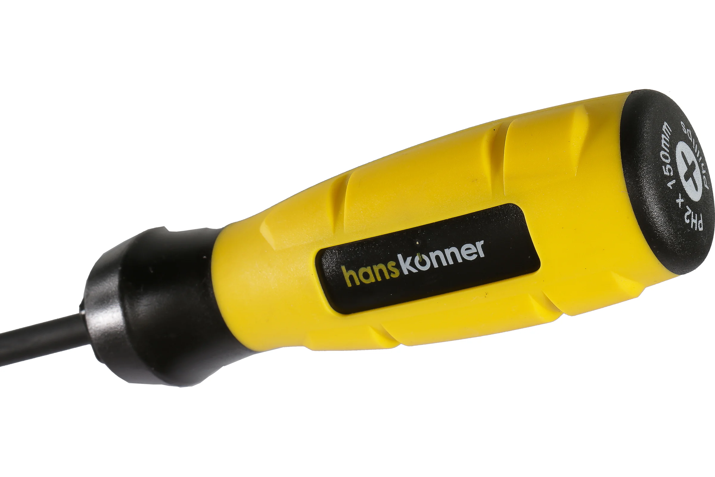 Крестовая отвертка Hanskonner 2x150 алмазный наконечник, твердость 59 HRC, S2, HK1040-16-PH2-150